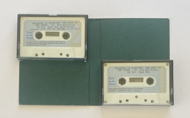 Macaroni At Midnight / The Rest Of The Story By Don Bartlette (Cassette, 1987)