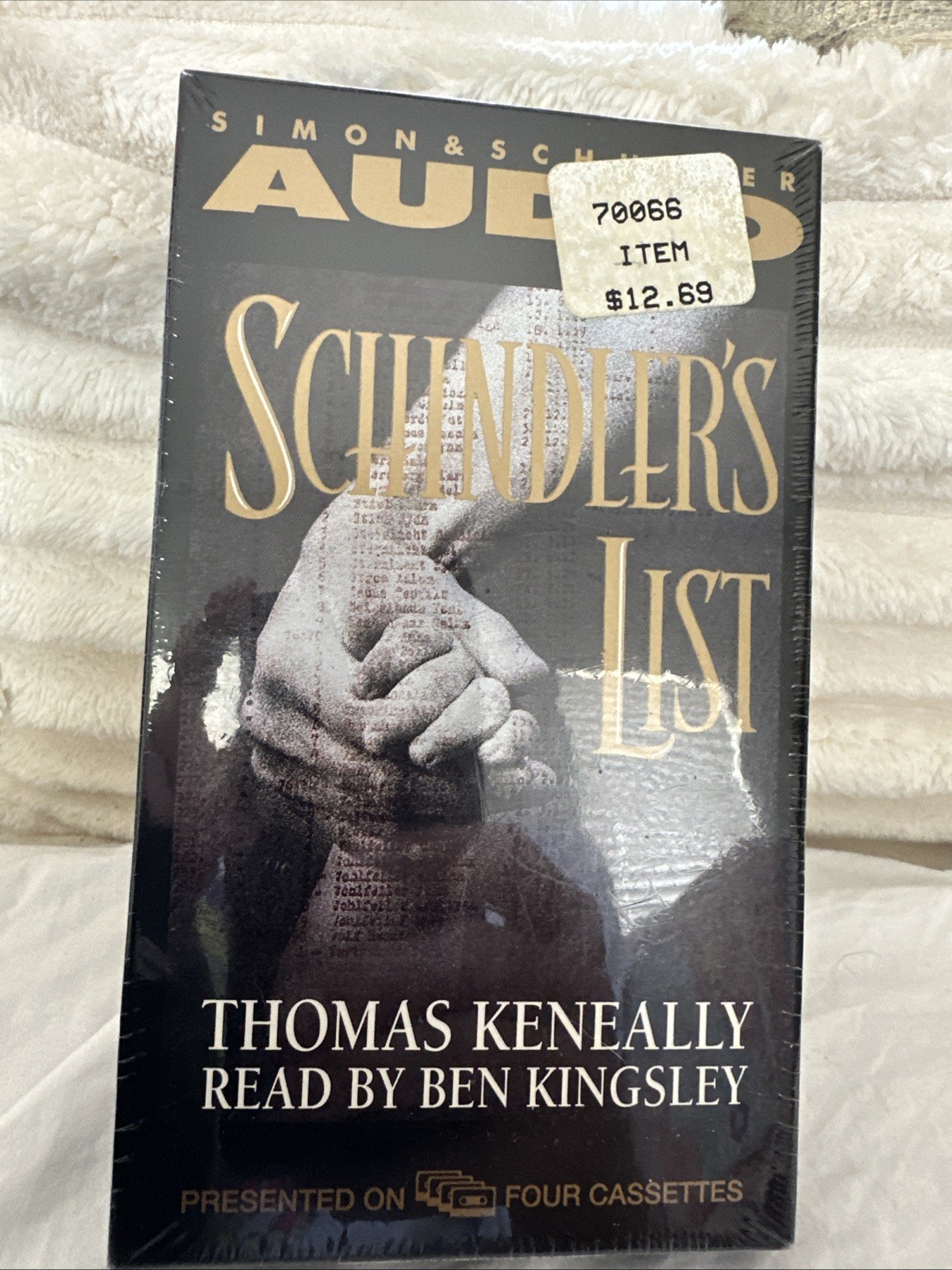 Schindler’s List Thomas Keneally 1993 Audio Cassette Book On Tape New Sealed