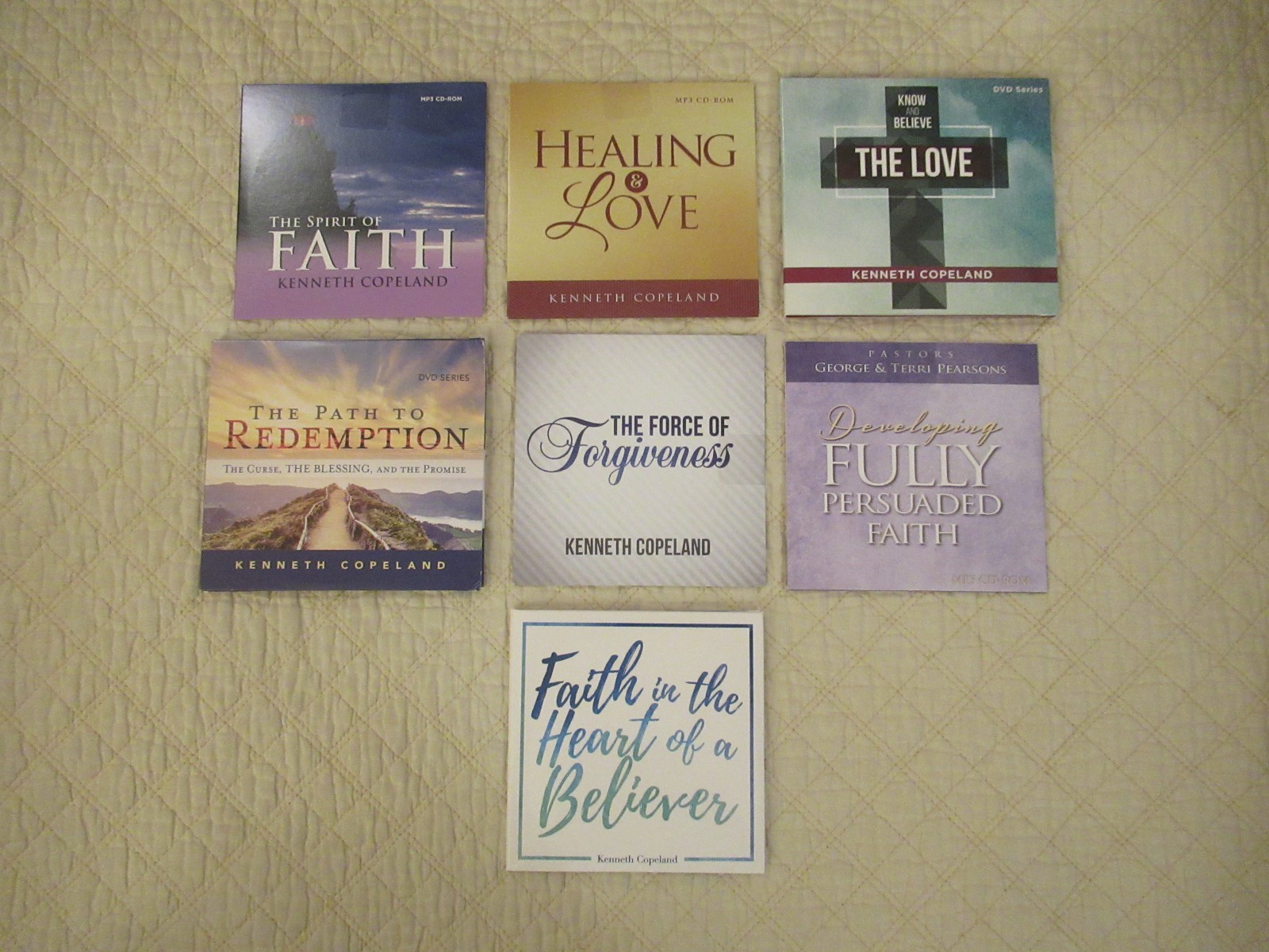 Kenneth Copeland Ministries CD/DVD Sermon Lot (7-Set)