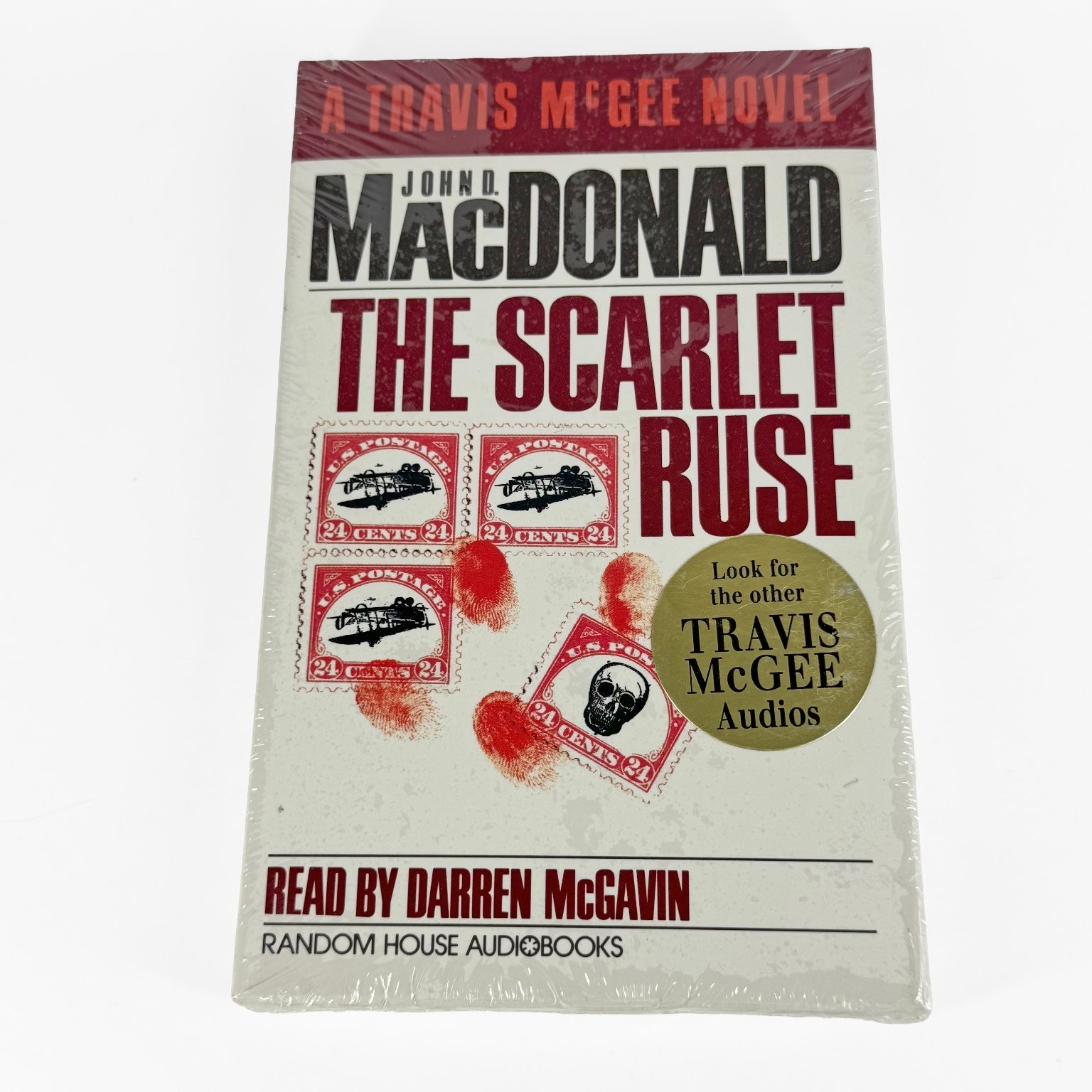 The Scarlet Ruse by John D. MacDonald Audiobook Cassettes SEALED