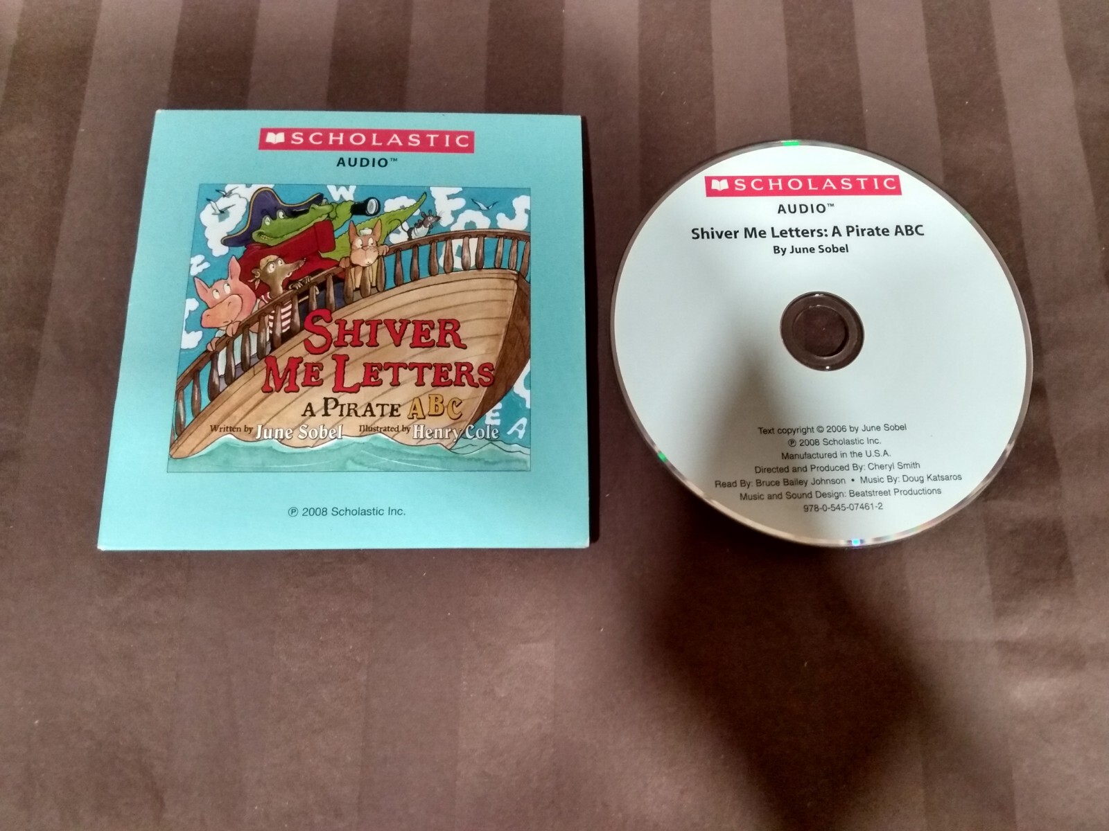 Scholastic Audio — Shiver Me Letters — A Pirate ABC — CD
