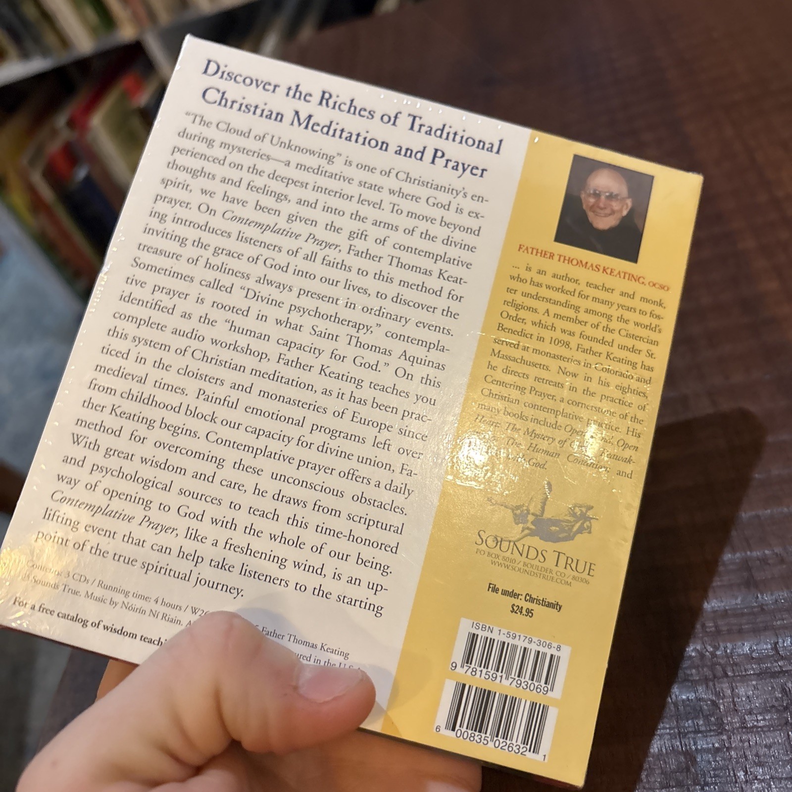 NEW Contemplative Prayer Christian Meditations-Fr. Thomas Keating (3 CD) m8