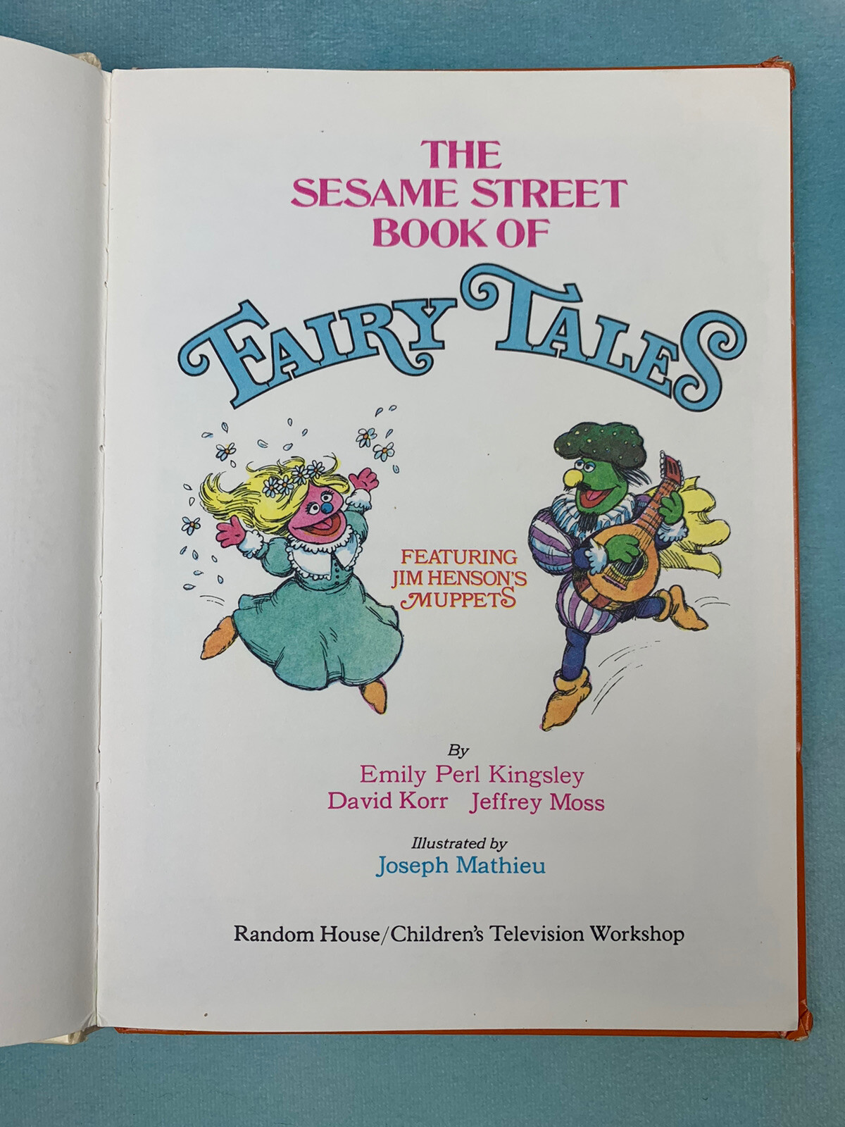 Vintage Sesame Street Jim Henson Muppets Book of Fairy Tales 1975