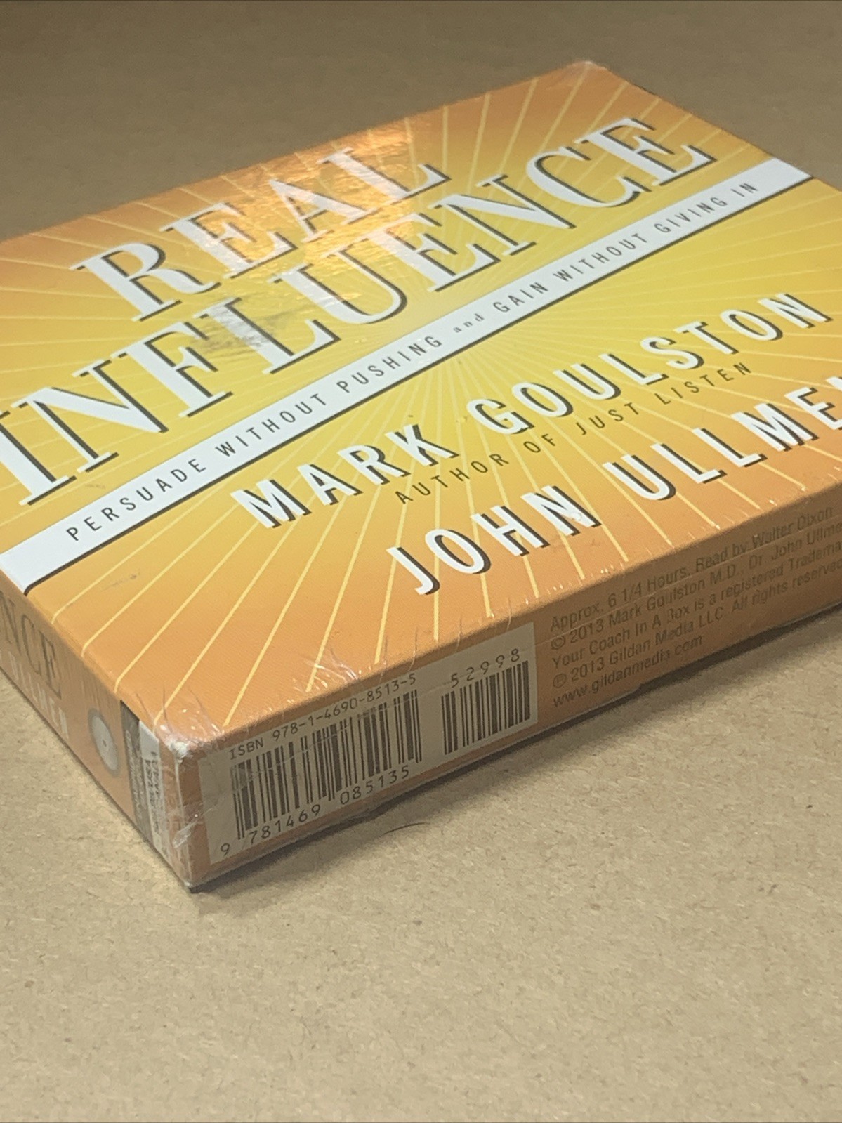 Real Influence: Mark Goulston SIX UNABRIDGED CD’s ULTRA *RARE* in NEW SEALED