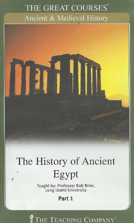 The Great Courses: The History Of Ancient Egypt Part 1 + Guidebook 6-Disc Set CD