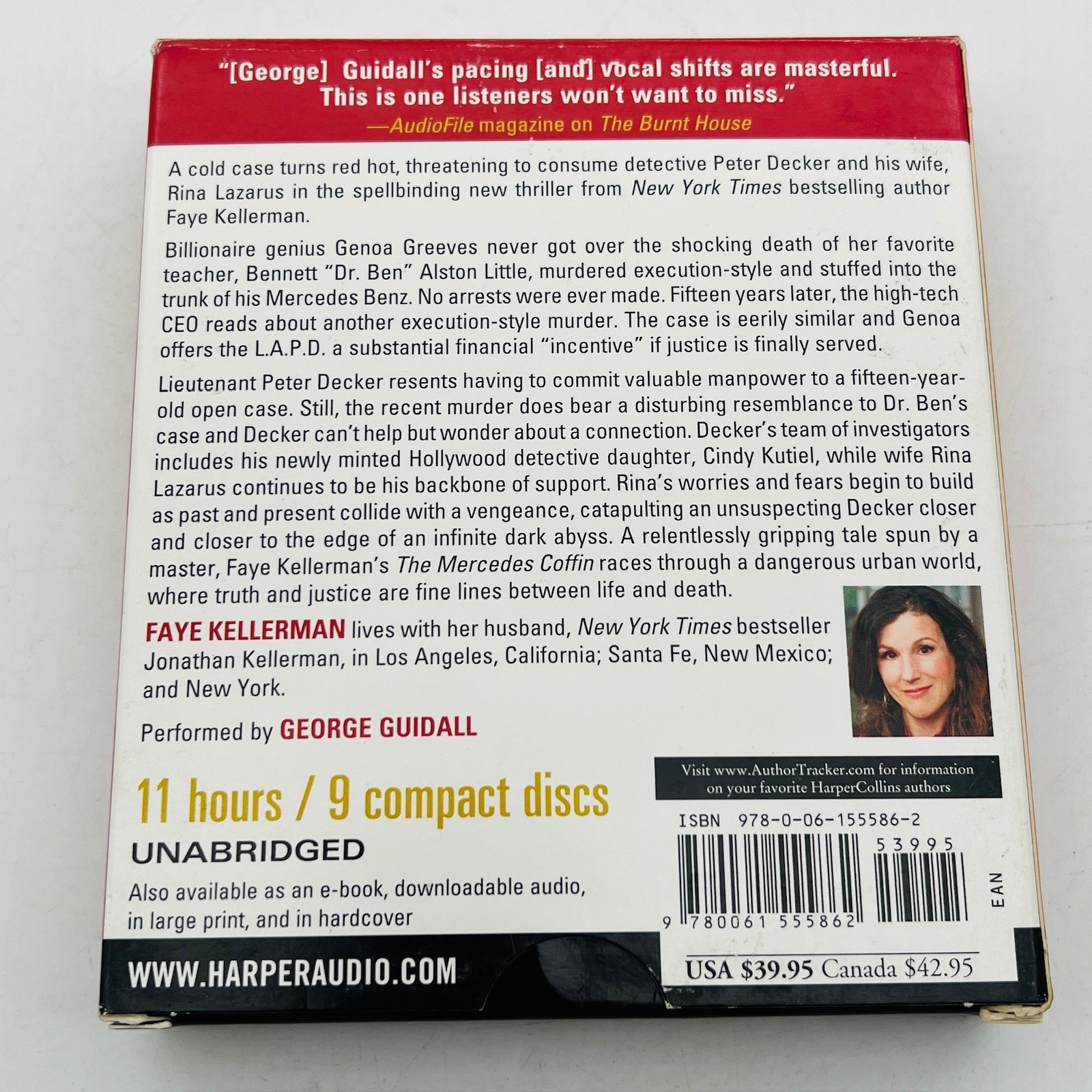 Faye Kellerman Audiobook CD Lot Blindman’s Bluff Mercedes Coffin Decker Lazarus