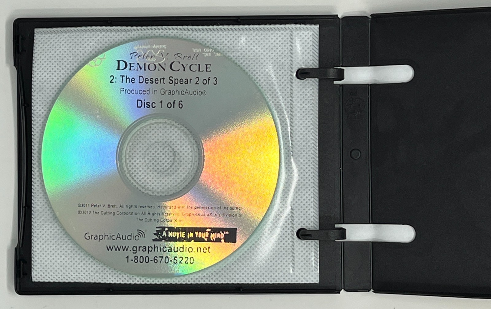 AUDIO BOOK: Demon Cycle: The Desert Spear by Peter V. Brett — 17 CDs 18 Hours