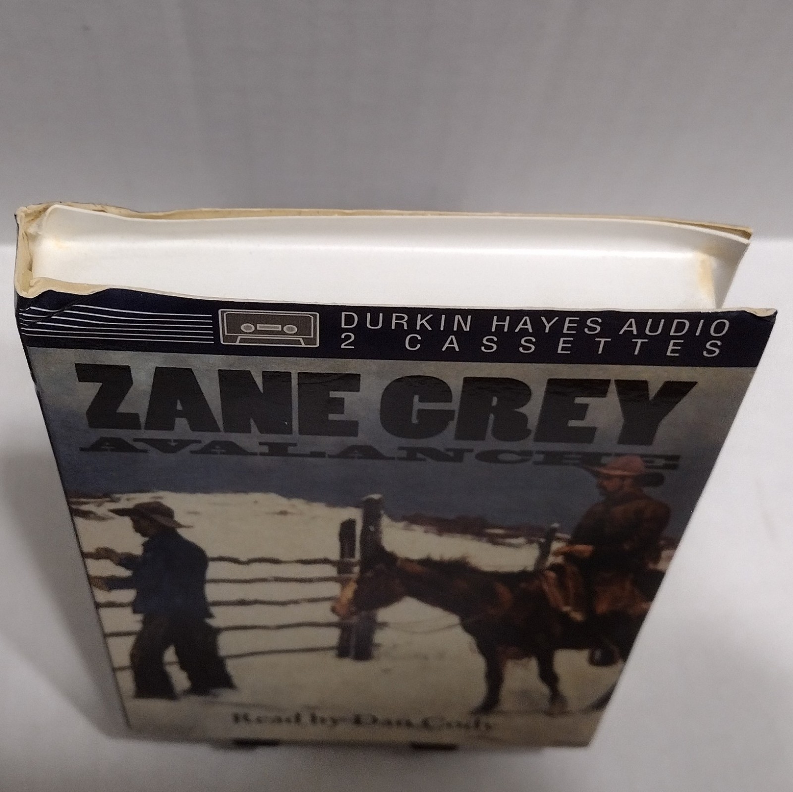Zane Grey Avalanche 2-Cassette Audiobook Western Read by Dan Cody Durkin Hayes