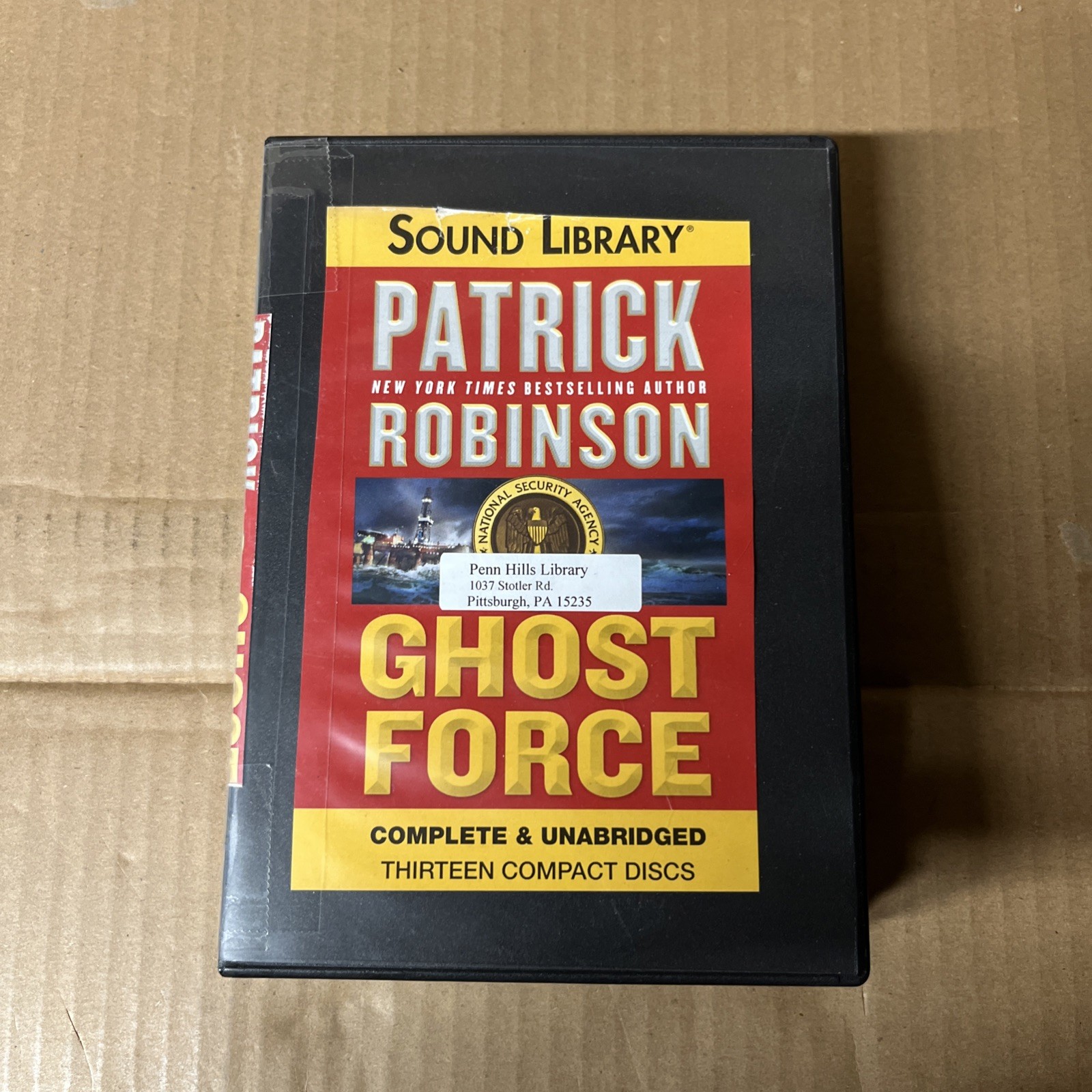 Ghost Force: NSA by Patrick Robinson (2006, Unabridged Audio 13 CDs) Good Tested