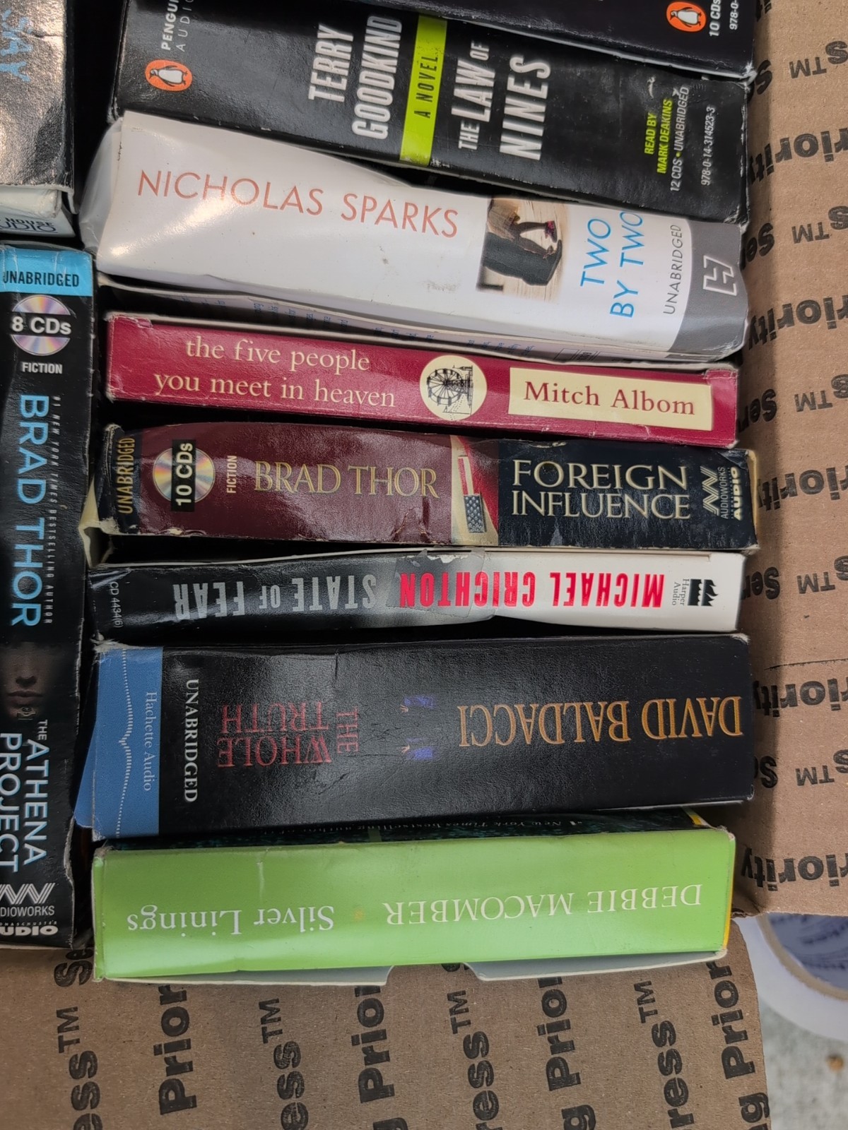 Mixed Lot of 15 Audio Books on CD Thriller Mystery Drama Suspense +More T6#217