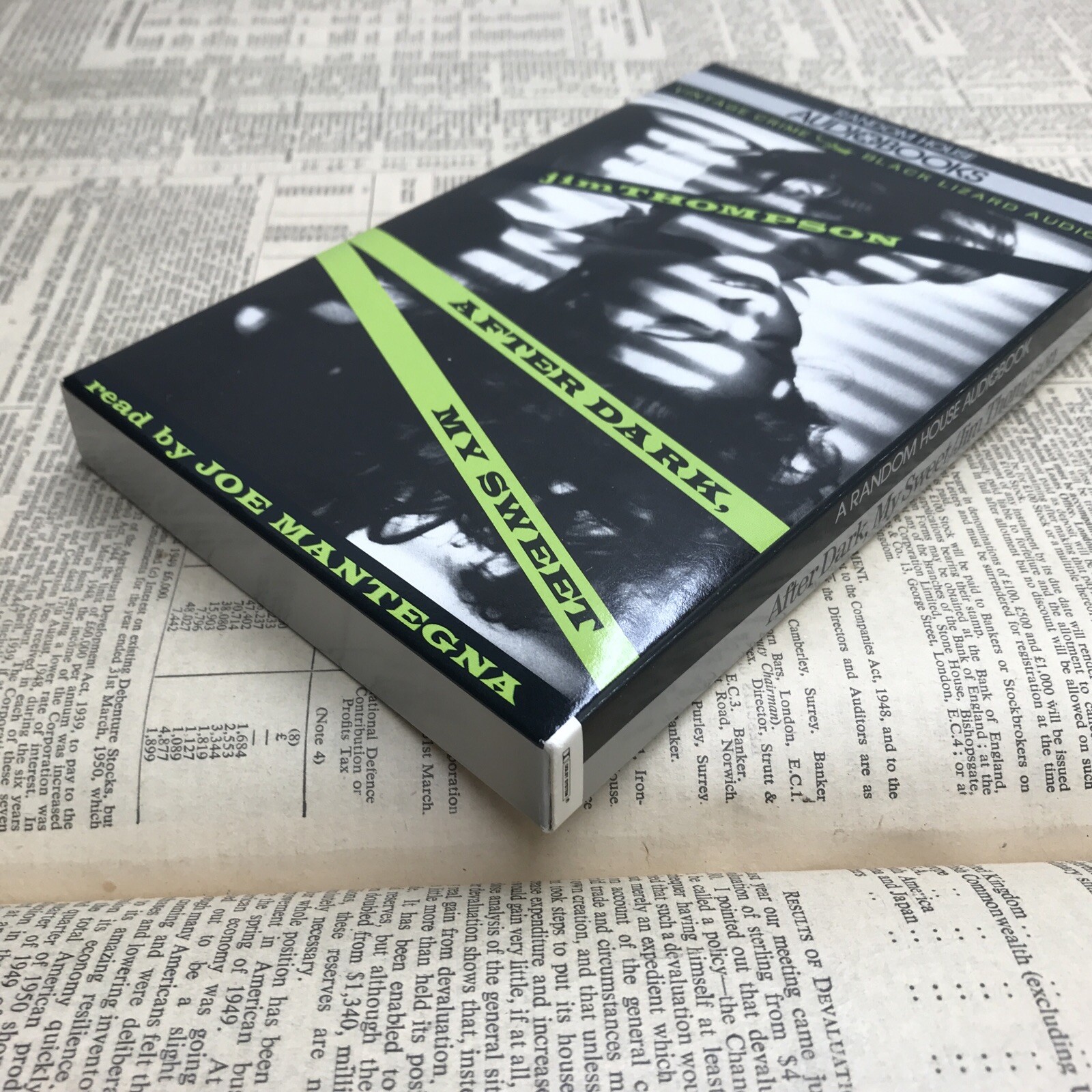 Jim Thompson’s After Dark My Sweet Audiobook Cassettes Joe Mantegna Narrated