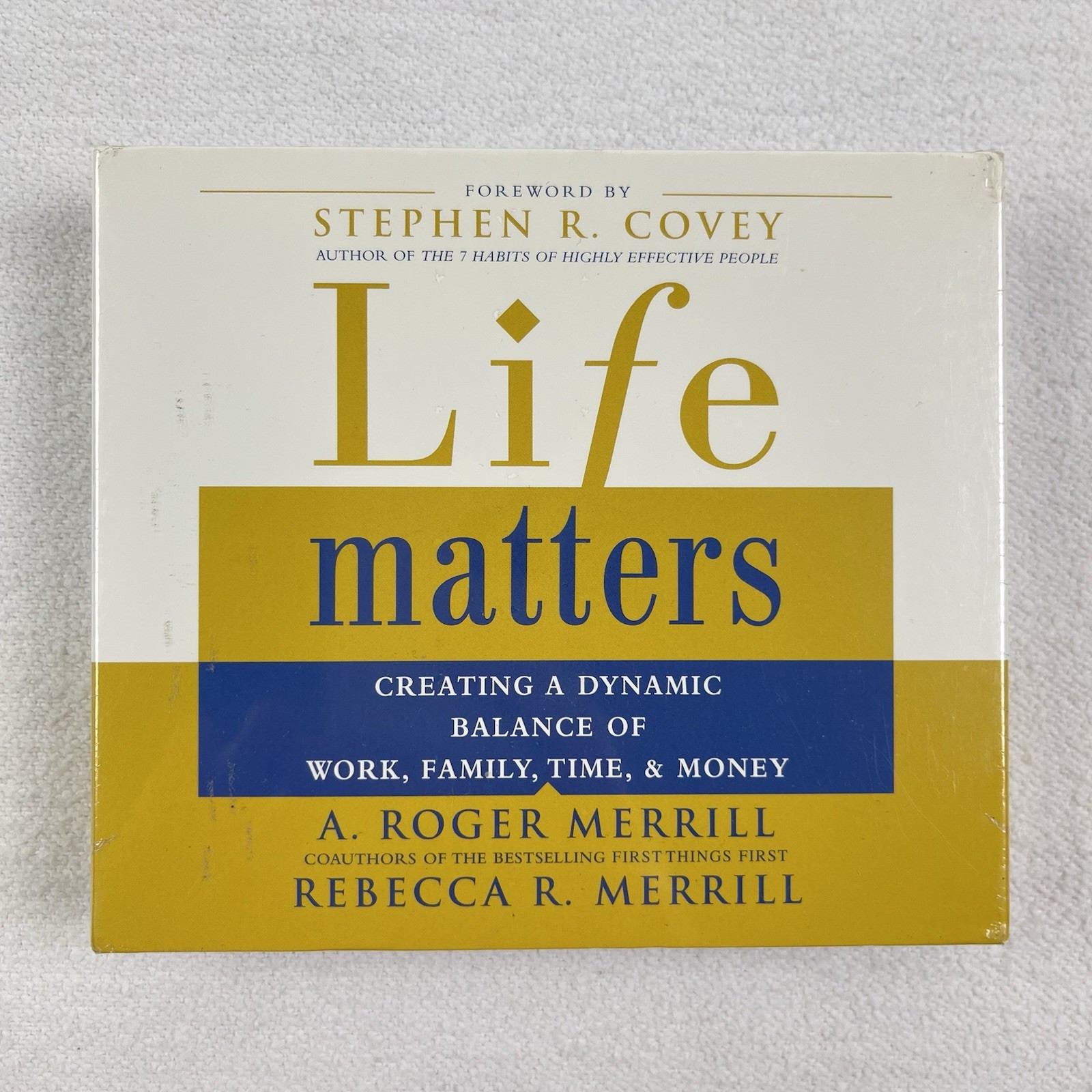 Life Matters Creating Dynamic Balance Work Family Time Money Audiobook CD