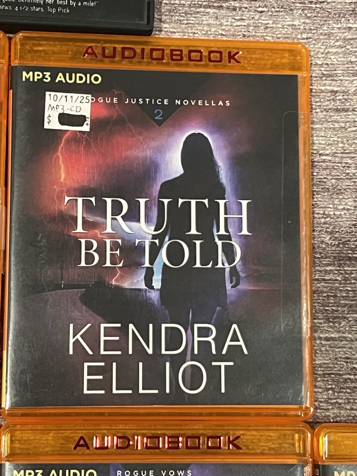Kendra Elliot x10 MP3-CD Audiobook’s Lot (Brilliance Audio, 2013) *Excellent !