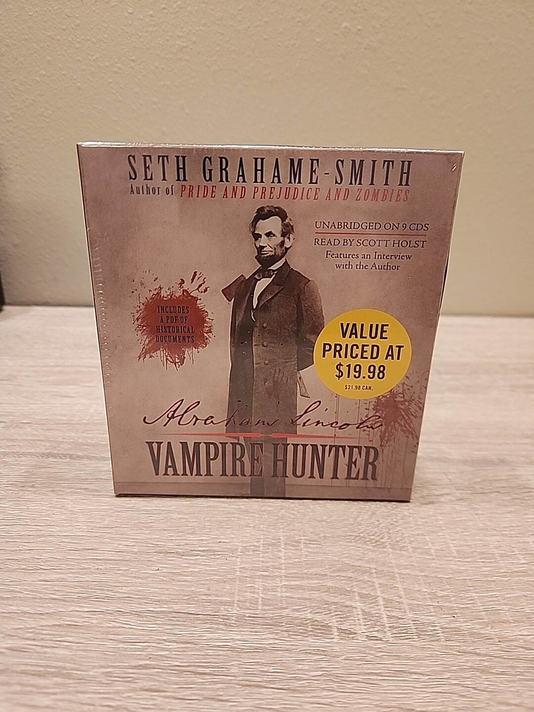 Abraham Lincoln: Vampire Hunter by Seth Grahame-Smith (2011, CDs) Unabridged