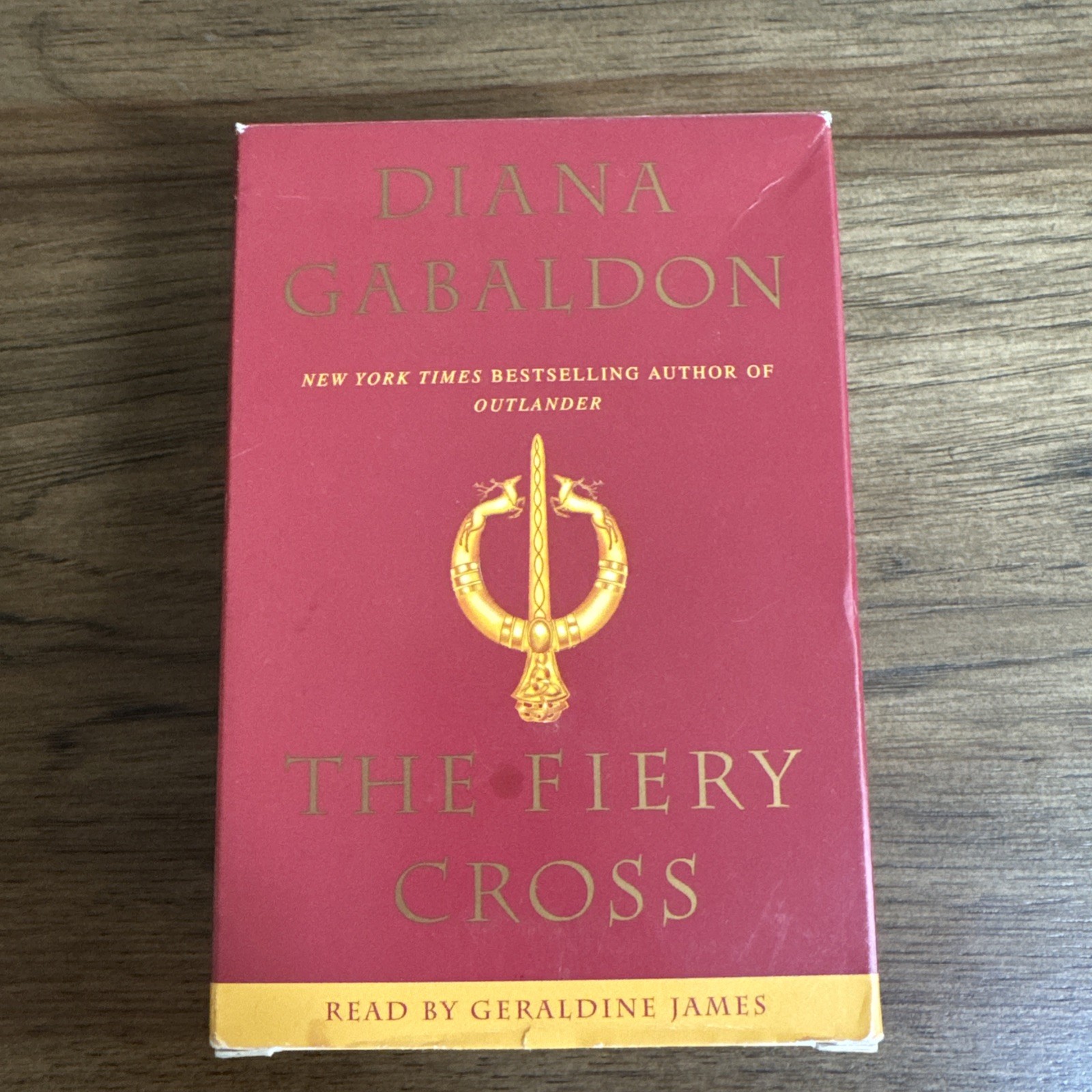 Audio Book 6 Cassette Tape By Diana Gabaldon — The Fiery Cross 2001