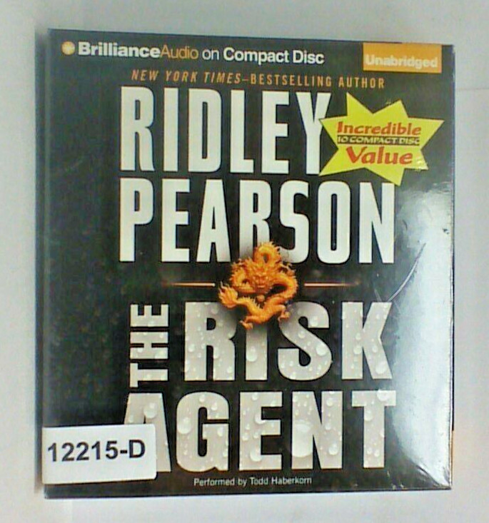 NEW *Sealed* Audio Book on CDs THE RISK AGENT Ridley Pearson