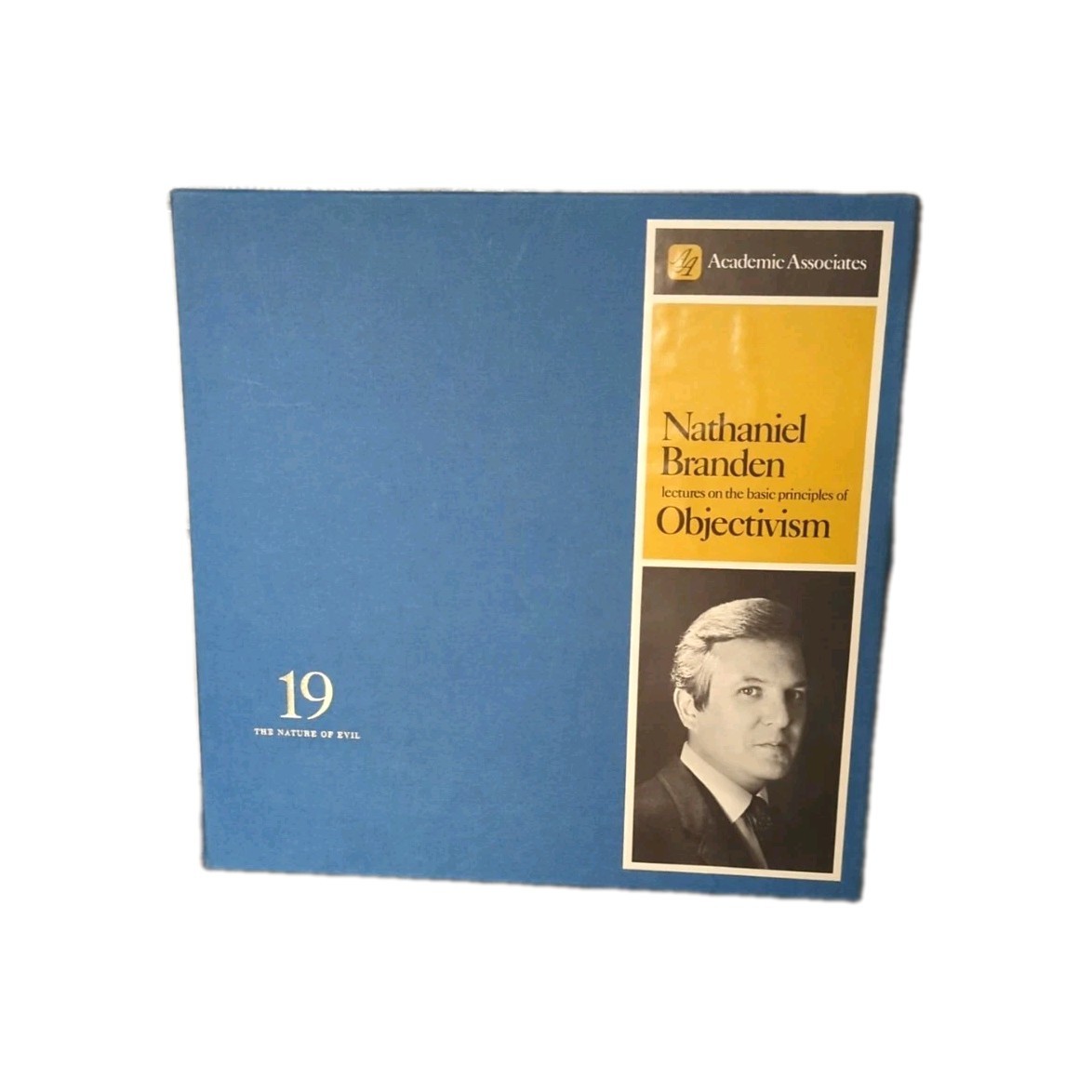 NATHANIEL BRANDEN Objectivism Lectures 19 «NATURE OF EVIL» 2LP Records Audiobook