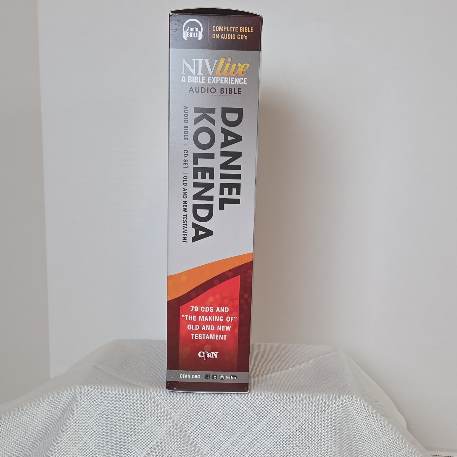 NIV Live Audio Bible CD by Daniel Kolenda CFAN Zippered Case