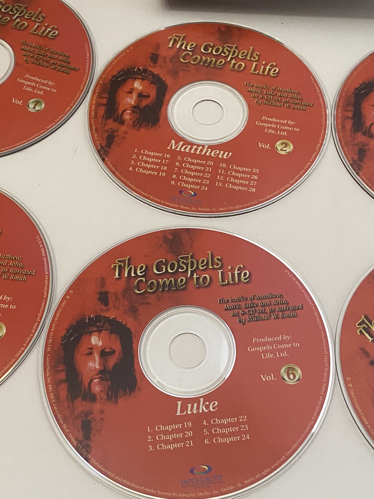 The Gospels Come to Life by Michael Omartian (2003, Audio CD) Christian Bible