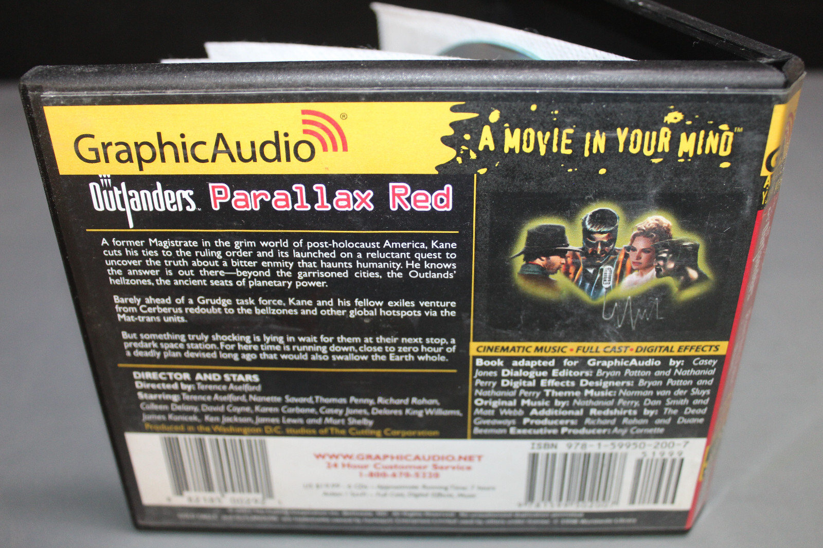 Outlanders Series 5: Parallax Red Audiobook CD GraphicAudio 2007 James Axler