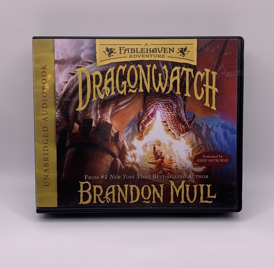 FABLEHAVEN ADVENTURES DRAGONWATCH BOOK ONE BY BRANDON MULL — AUDIO BOOK ON 9 CDs