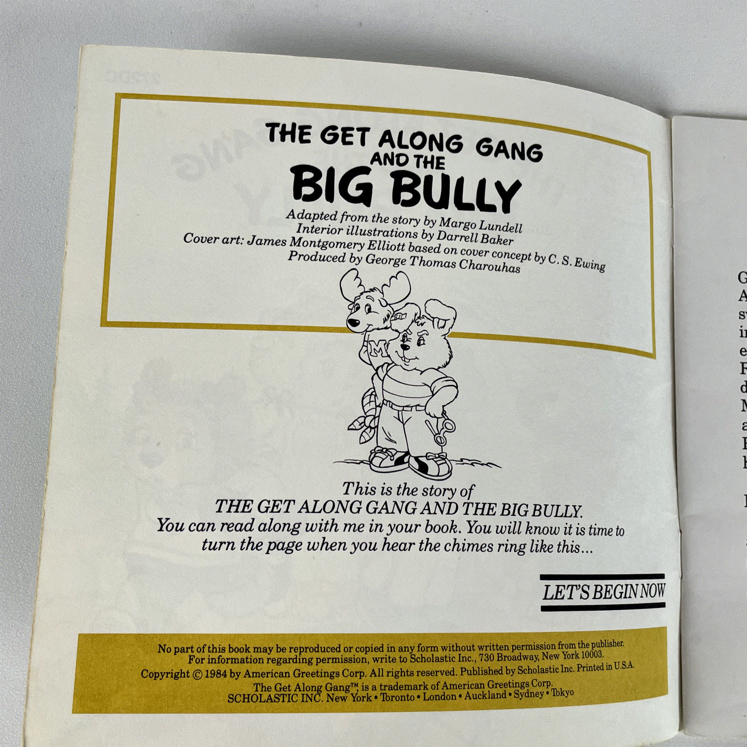 The Get Along Gang and The Big Bully Read-Along Audiobook Cassette