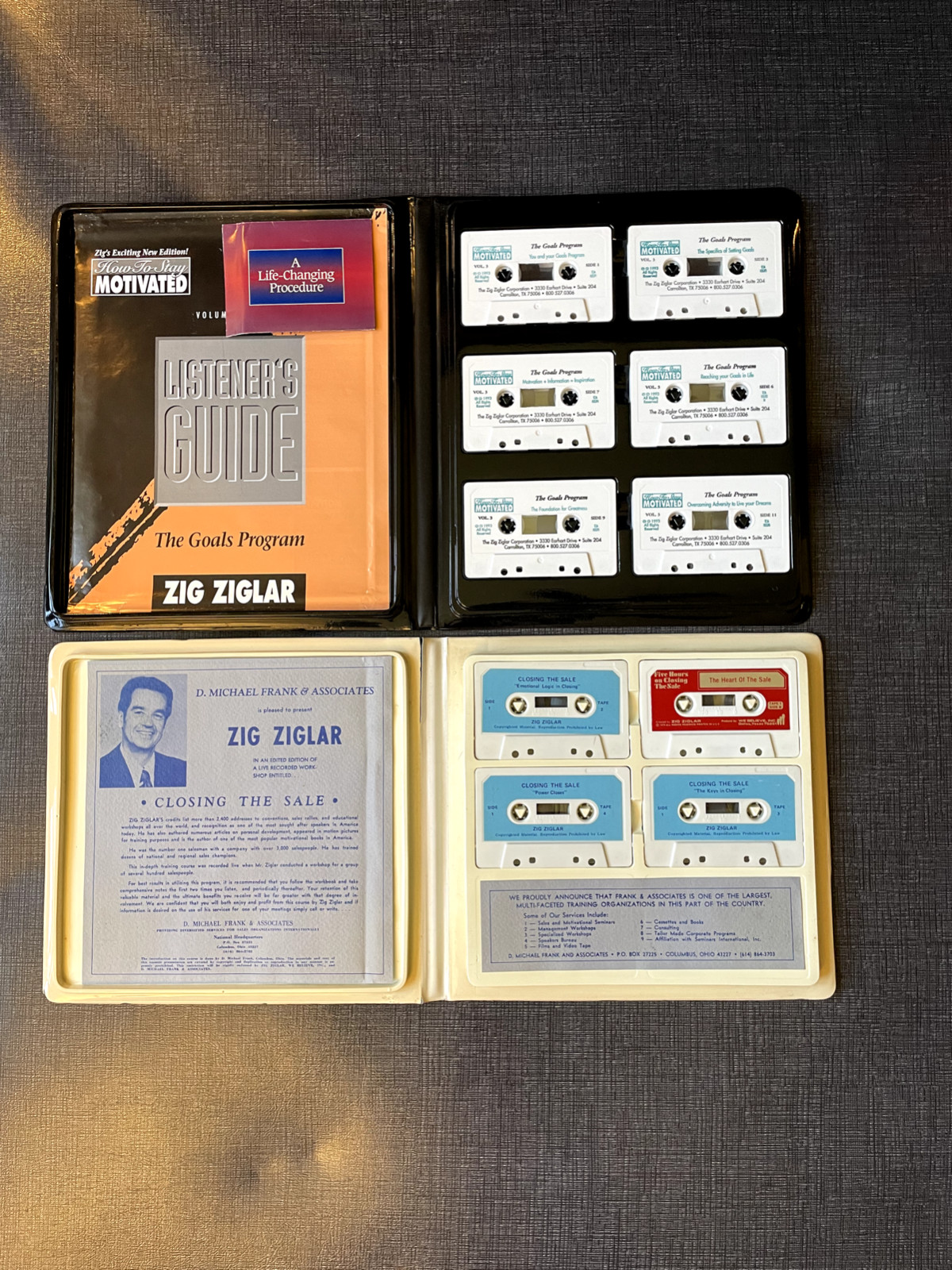 Zig Ziglar Cassette Goals Program Volume 3 How to Stay Motivated & BONUS!