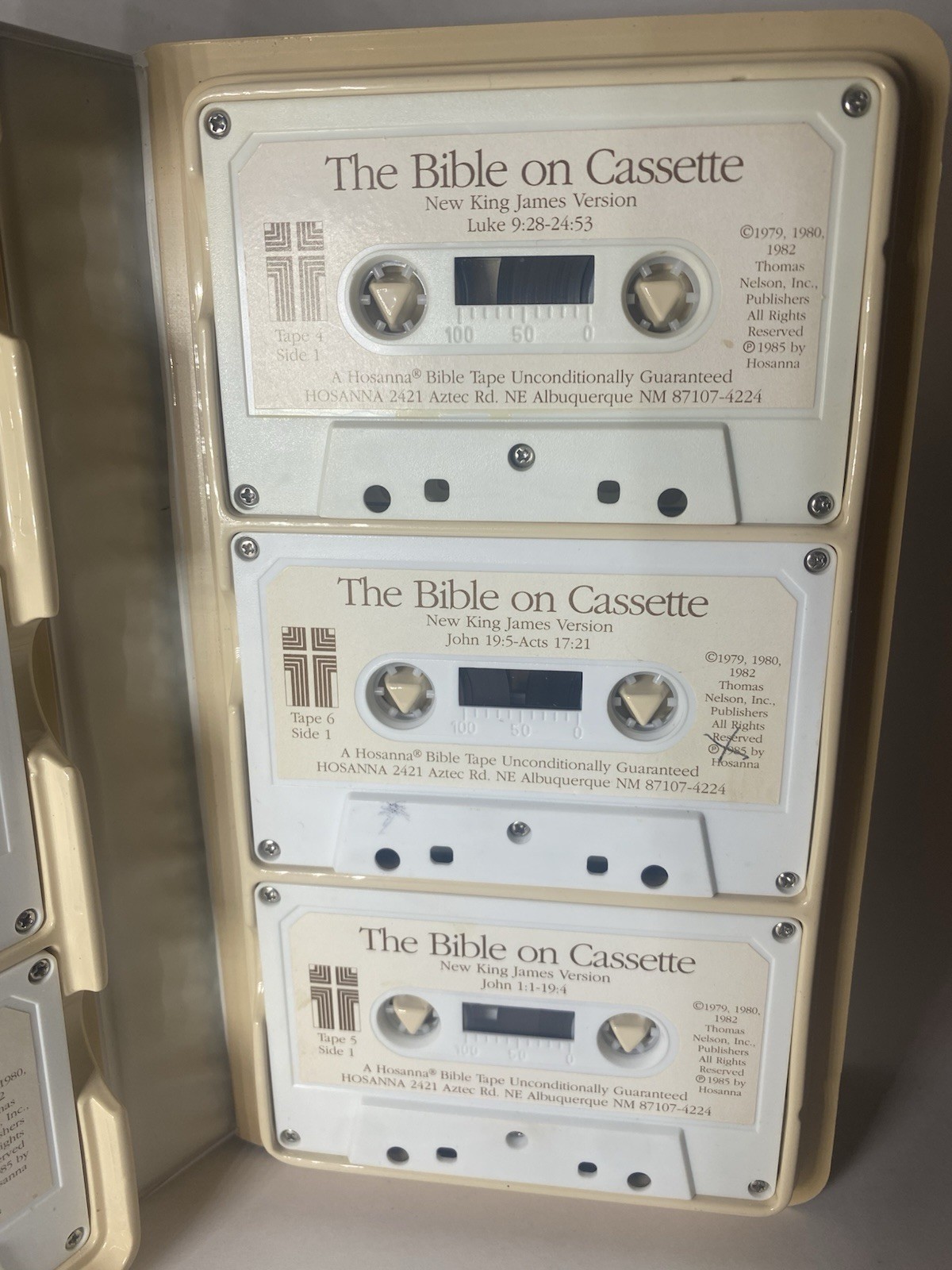 The Bible on Cassette IV New King James Version New Testament 12 Cassettes