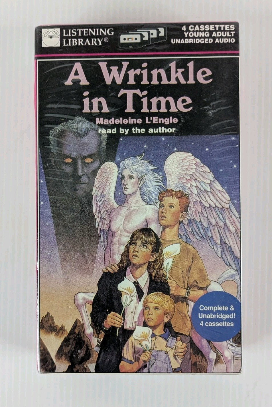 A Wrinkle In Time Audiobook Read By Madeleine L Engle 4 Cassette Vintage NEW