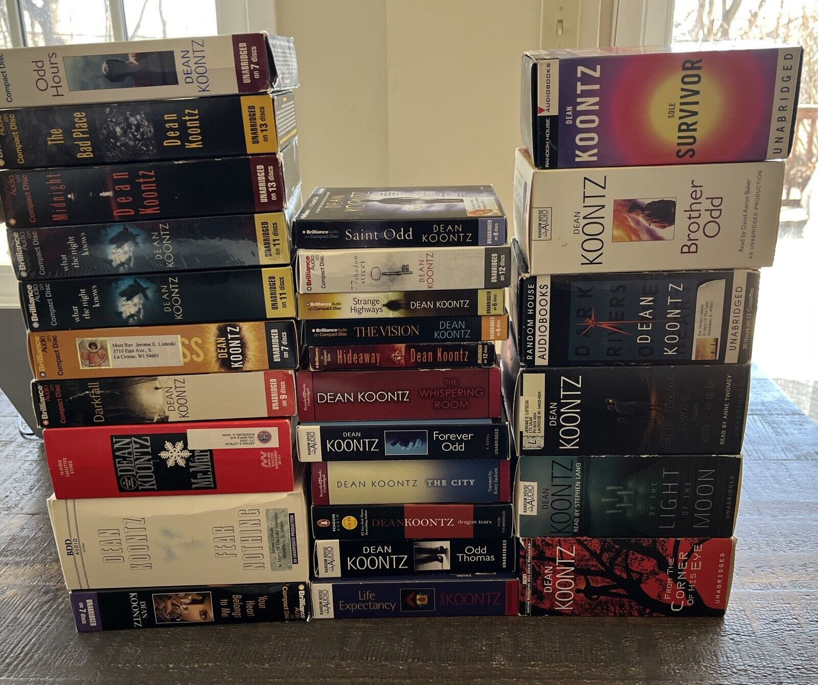 DEAN KOONTZ Audio Books-Tape Cassette & CDs-CHOOSE 3 or more for FREE Shipping
