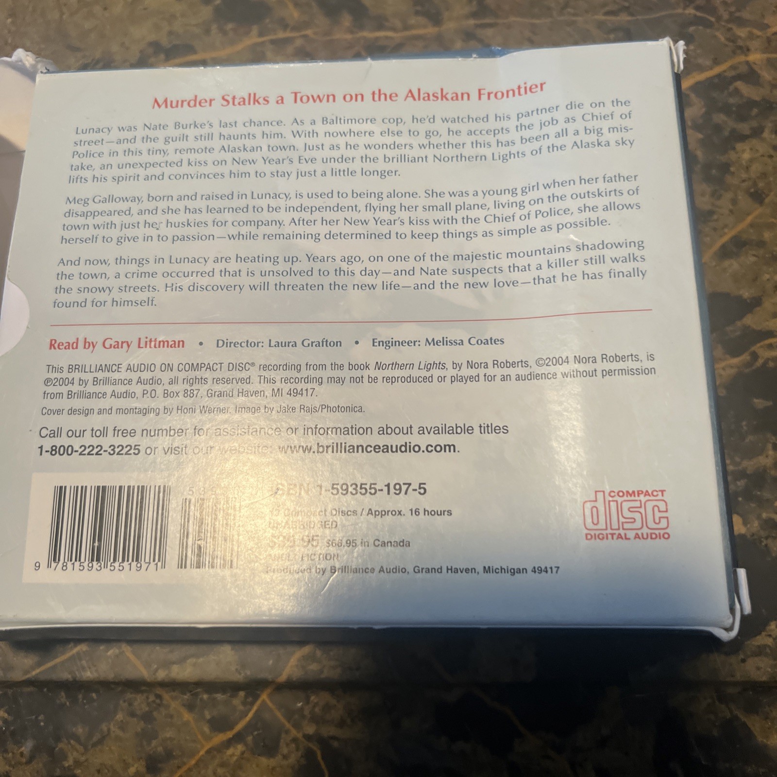 Northern Lights by Nora Roberts (2004, Compact Disc)