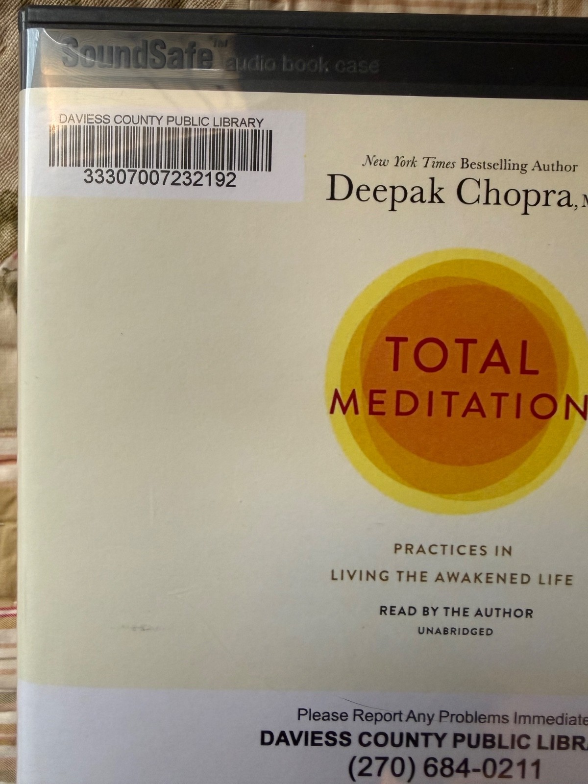 Total Meditation: Practices in Living the Awakened Life 7 CD Ex-Library