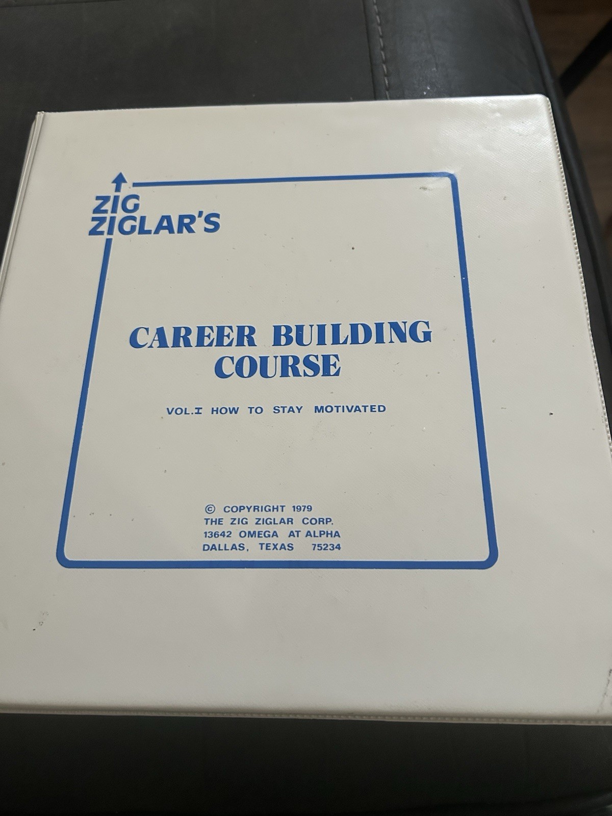 Zig Ziglar 1979 Career Building Course Vol 1 How To Stay Motivated 6 Cassette +