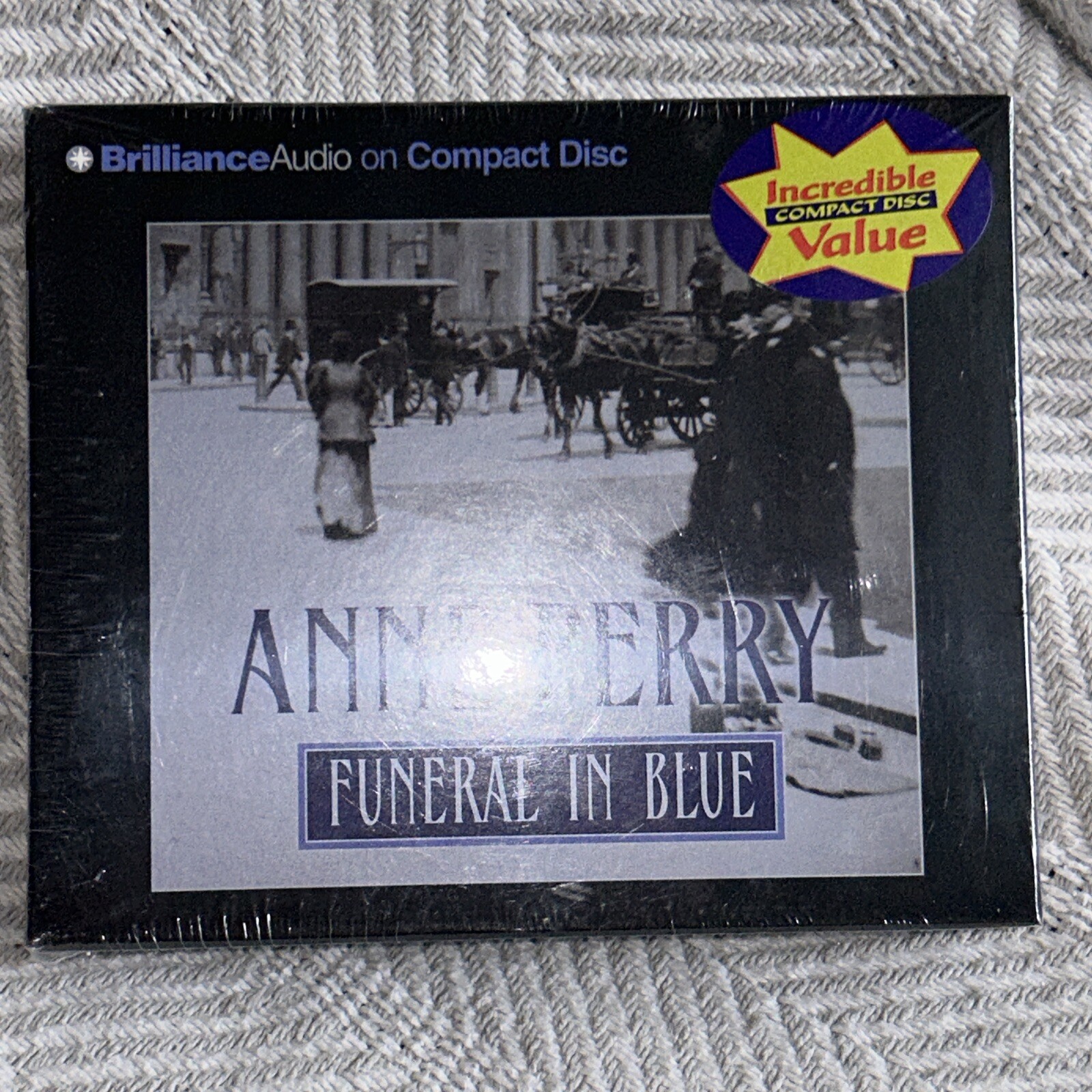 Anne Perry Funeral In Blue Audiobook 5 CDs Brilliance Audio Sealed New C1
