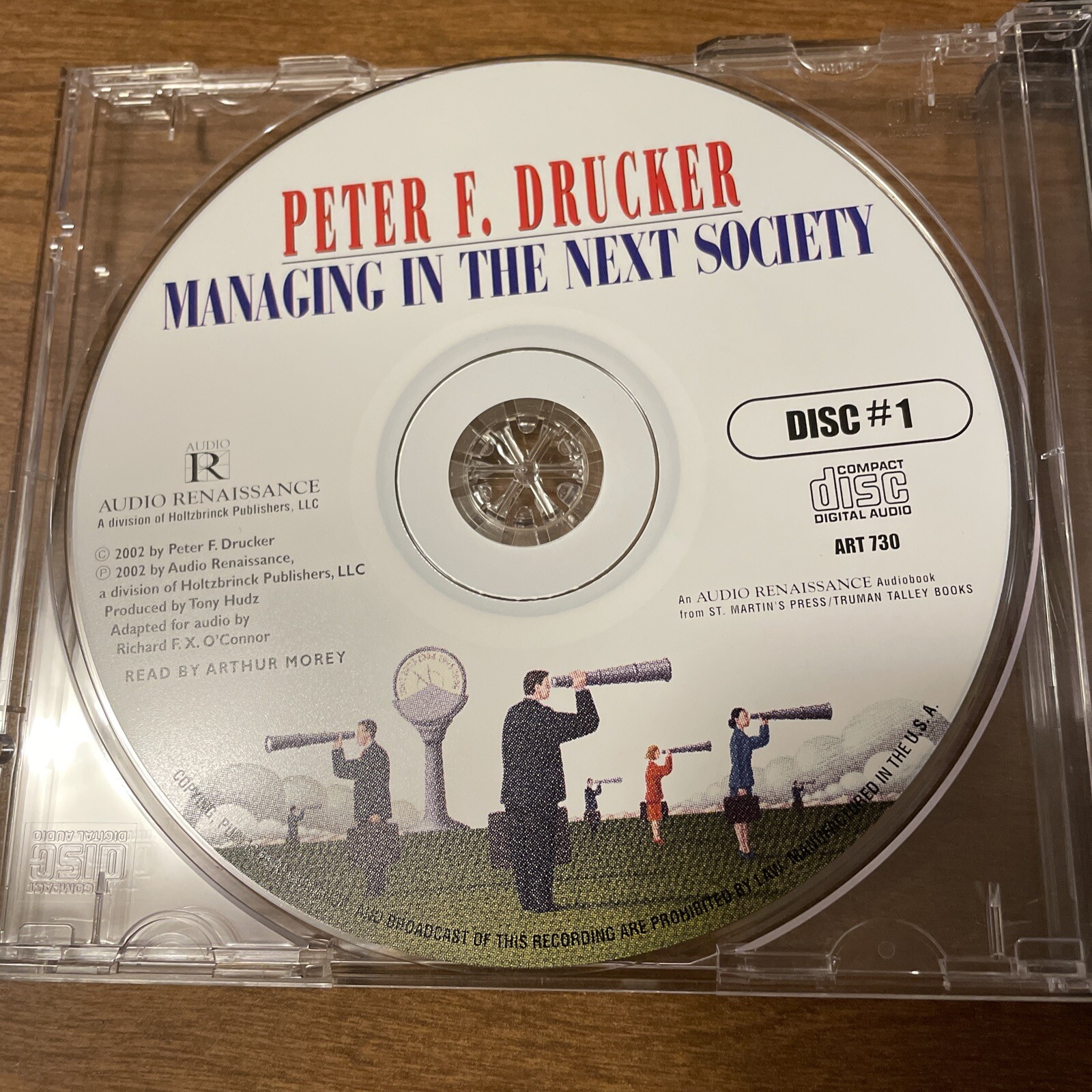 Managing in the Next Society (3 AUDIO CDs) 2002 Peter F. Drucker Business Mgmt