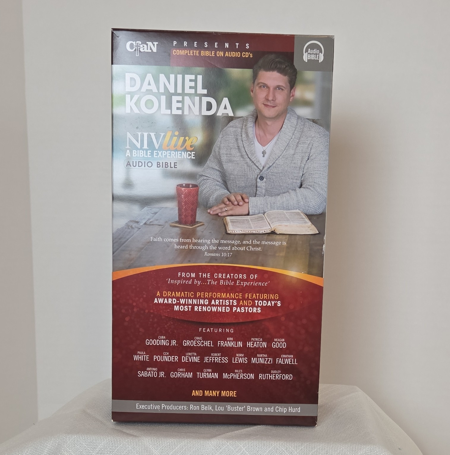 NIV Live Audio Bible CD by Daniel Kolenda CFAN Zippered Case
