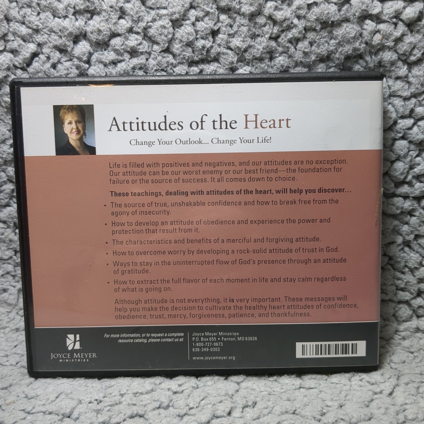 Attitudes of the Heart by Joyce Meyer (6 Audio CDs) Change Your Outlook and Life