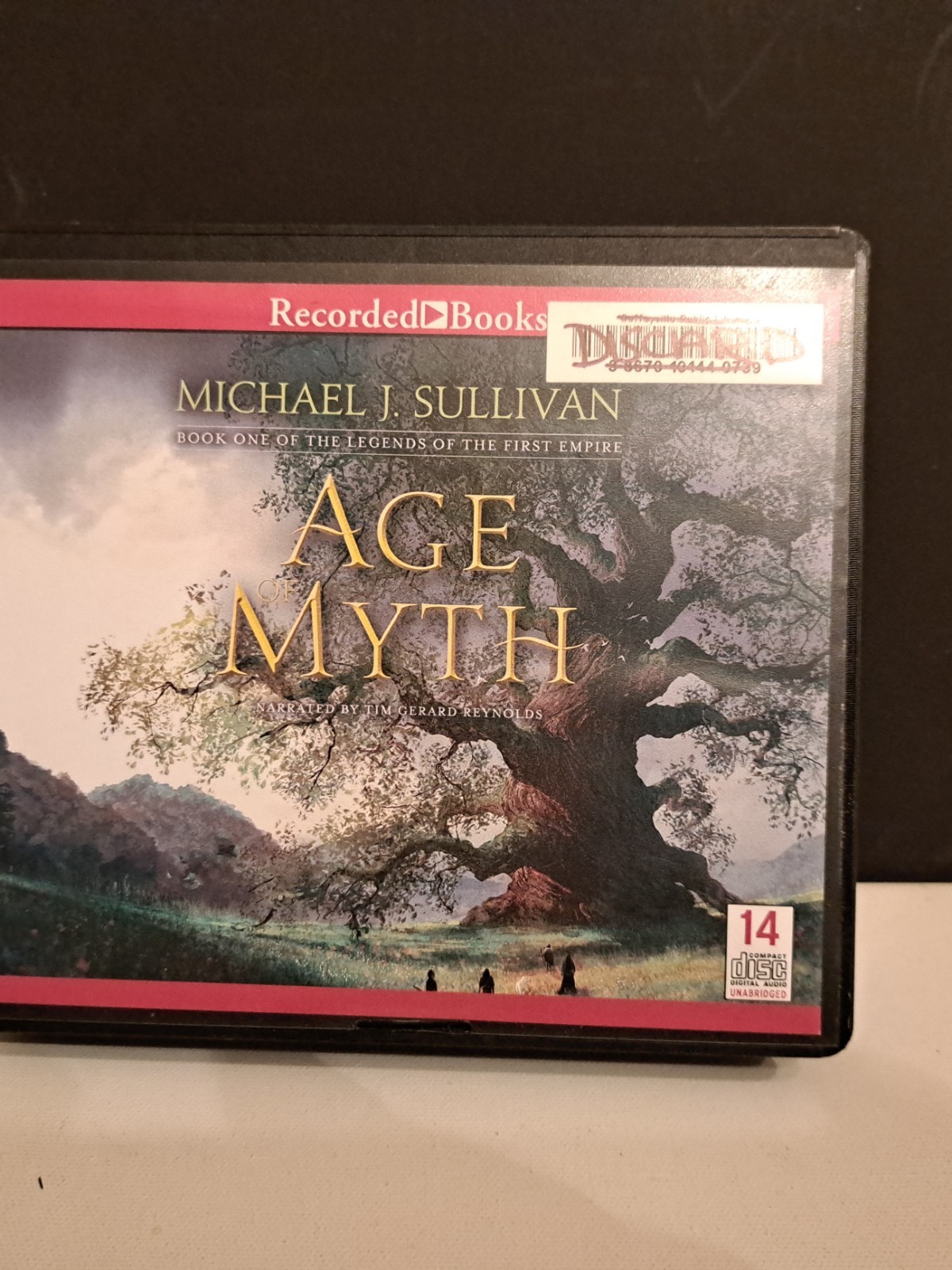 Michael J. Sullivan Book 1 Legends Of The 1st Empire, Age Of Myth Audiobook CD