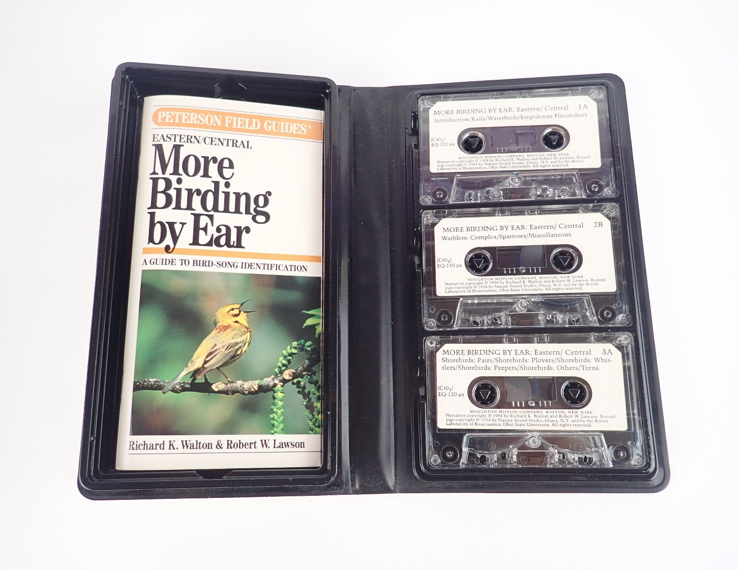 Peterson Field Guides Birding by Ear Cassette Tapes Lot Eastern/ Central Western