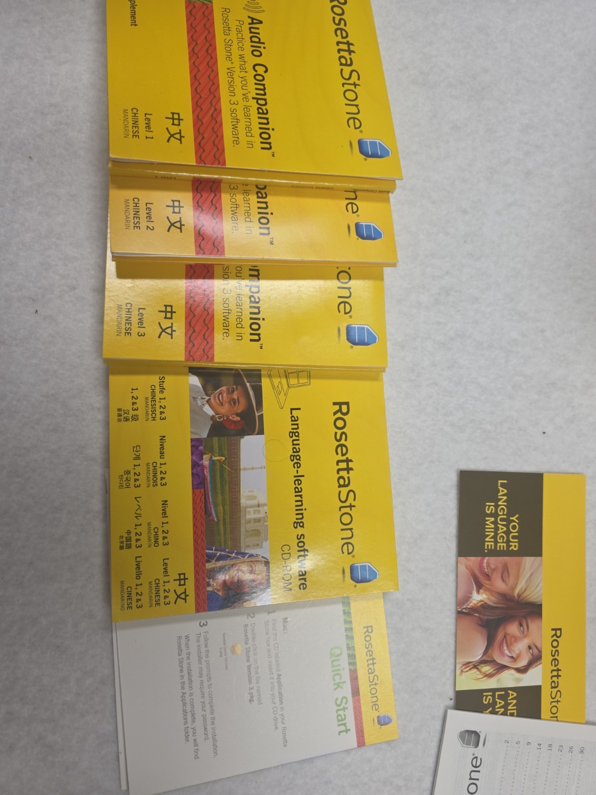 Rosetta Stone Chinese (Mandarin) Levels 1-3, Personal Edition for PC,MAC,CD,MP3