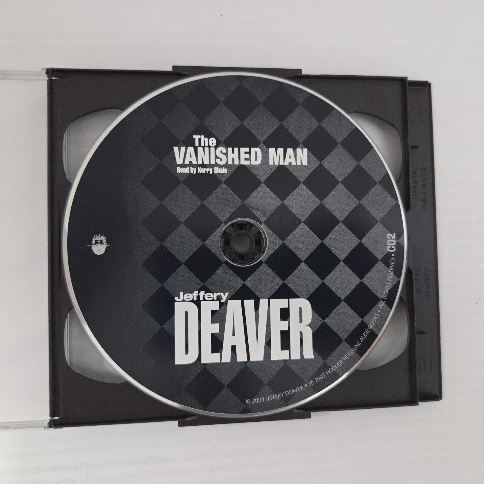 Audio Book The Vanished Man by Jeffery Deaver 2 Audio CD Set forensics Thriller