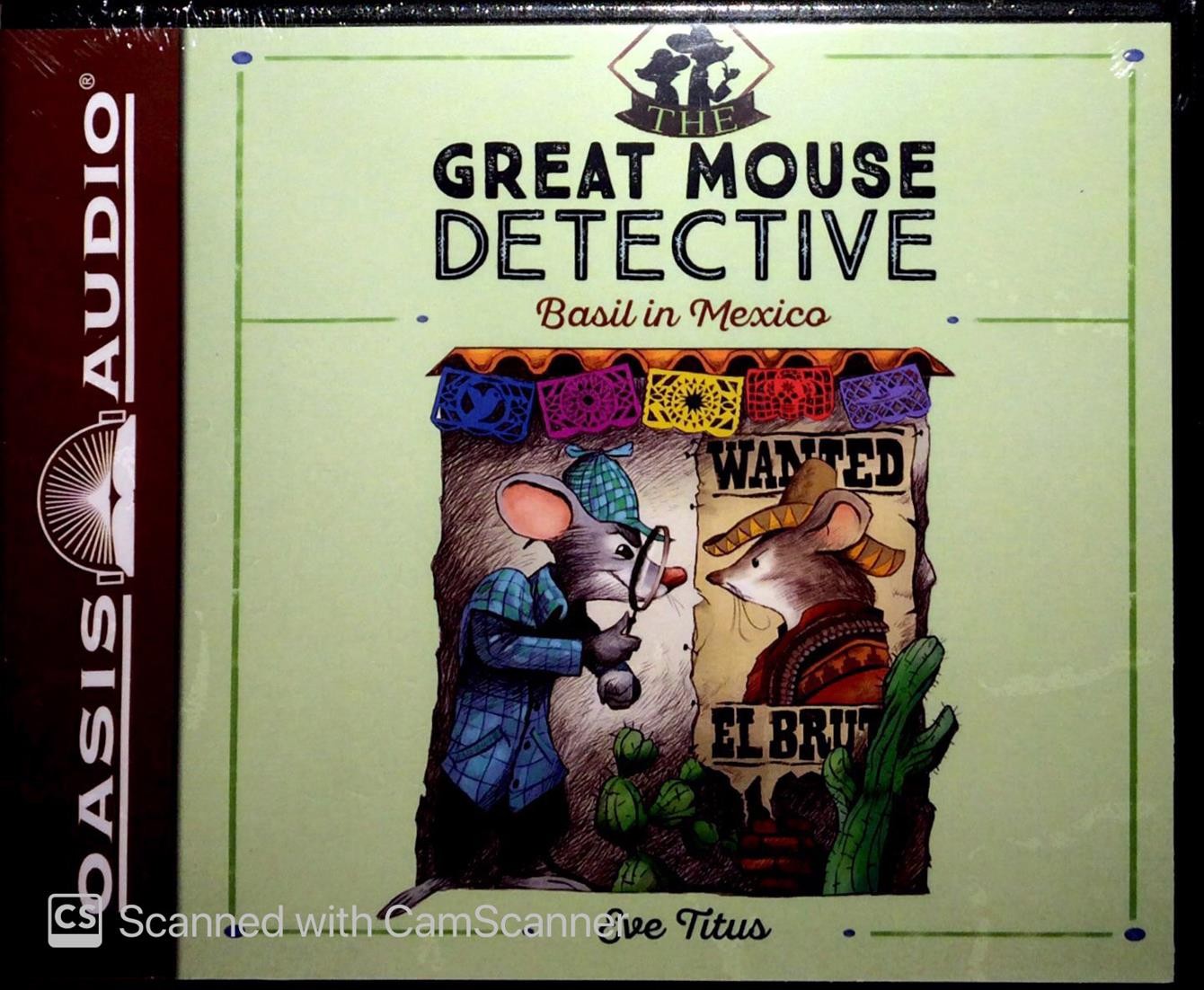 New The Great Mouse Detective BASIL IN MEXICO Audio CD Set Eve Titus