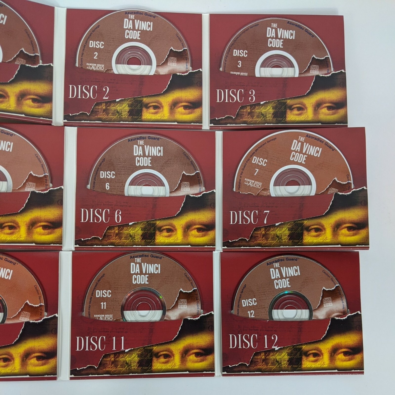 The Da Vinci Code Unabridged Audiobook by Dan Brown Compact Disc CD