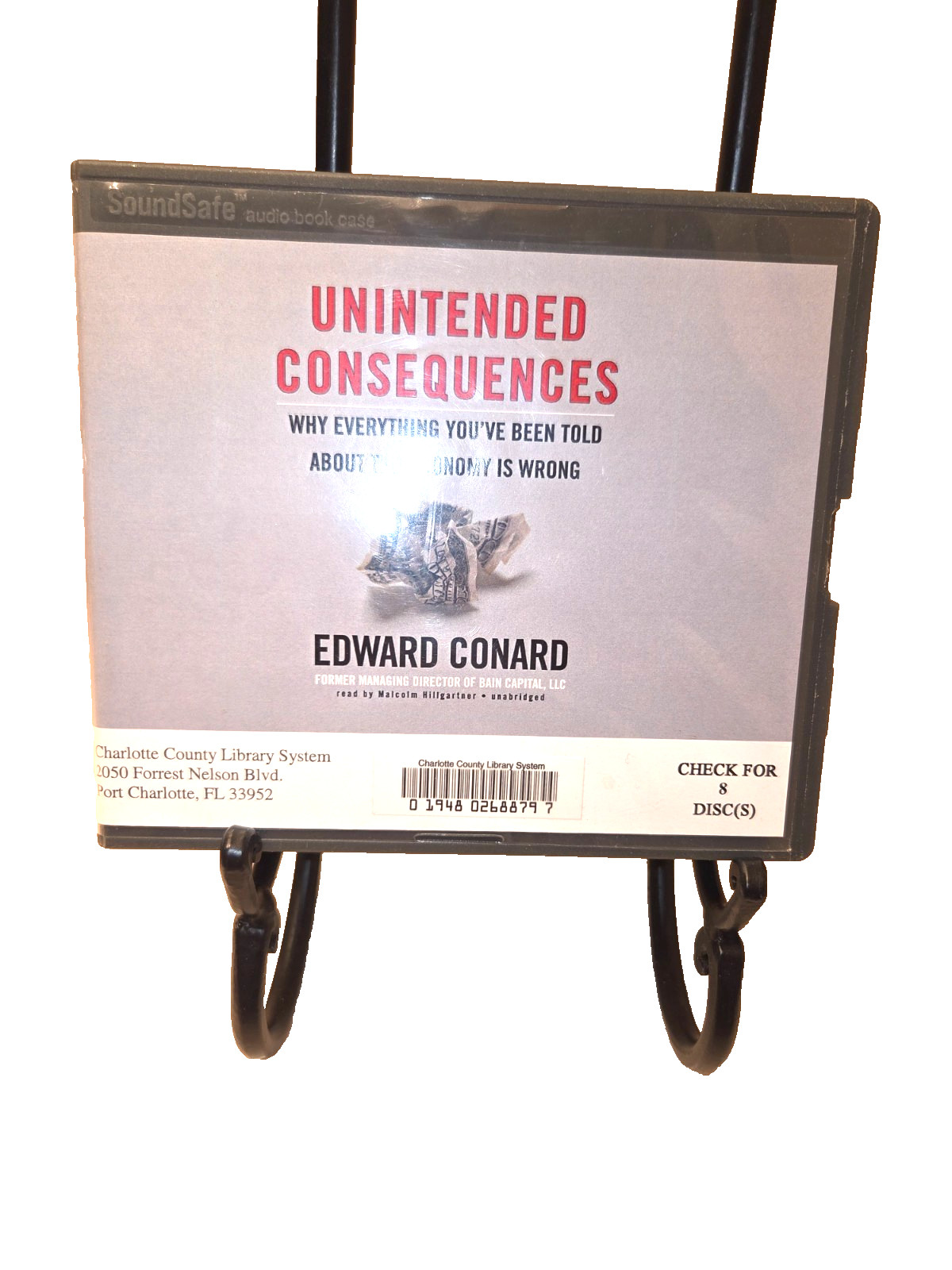 Unintended Consequences (Audio book, 2012) Edward Conard, 8 cd set, Unabridged