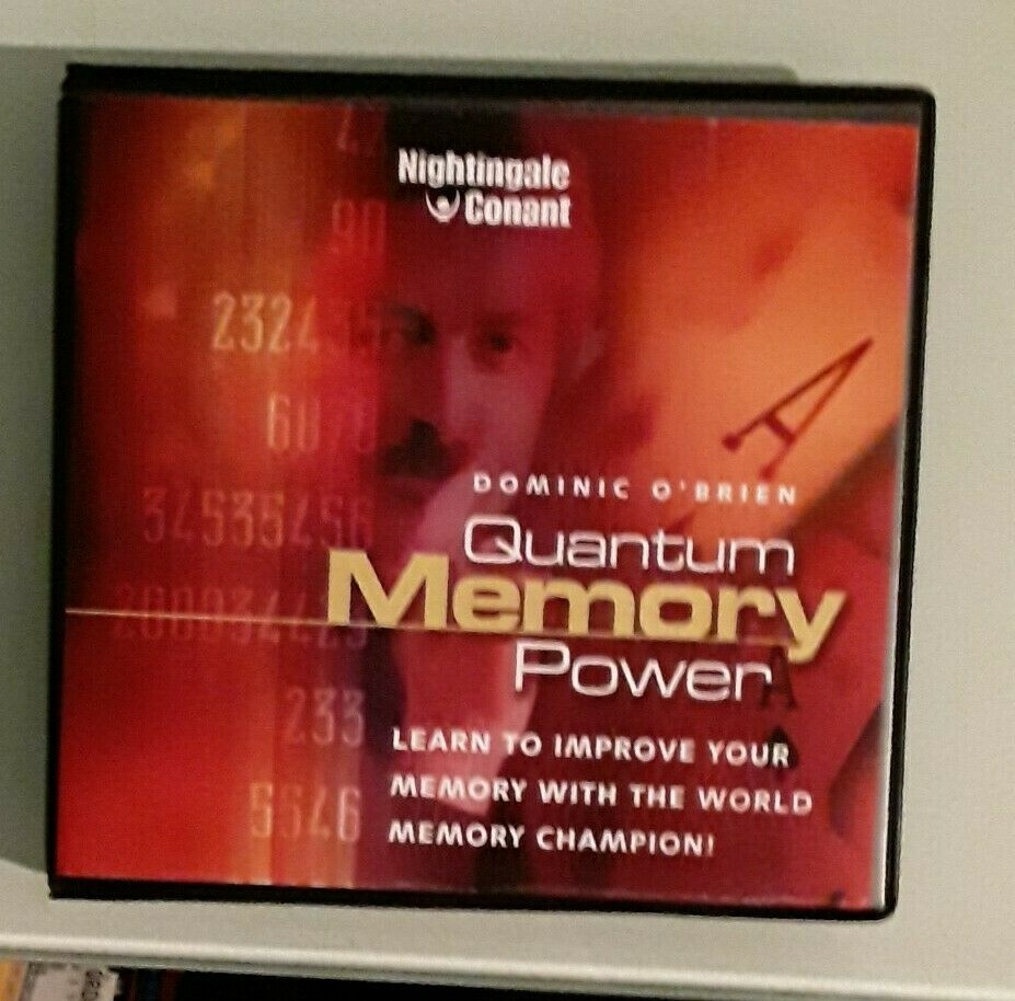 nightingale conant / dominic o’brien QUANTUM MEMORY POWER CD 8 disc set