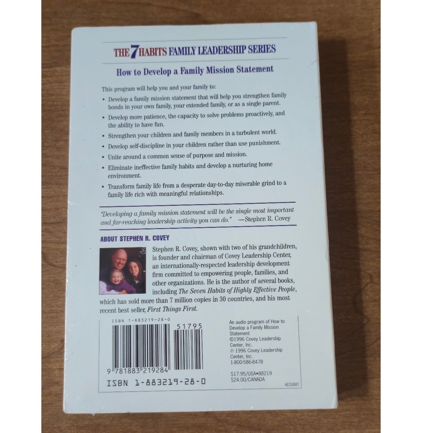 How to Develop a Family Mission Statement Learning Guide Stephen Covey NWT