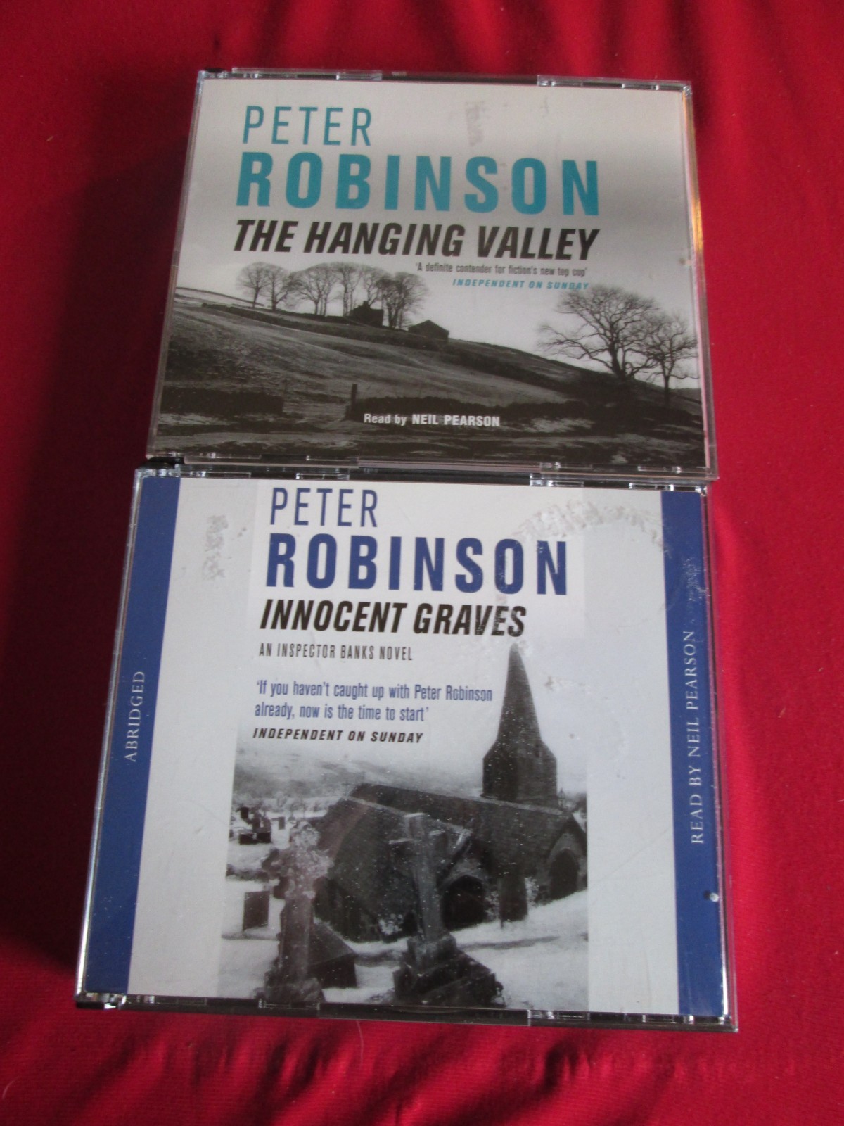 Peter Robinson — The Hanging Valley / Innocent Graves — 2X Inspector Banks Audio