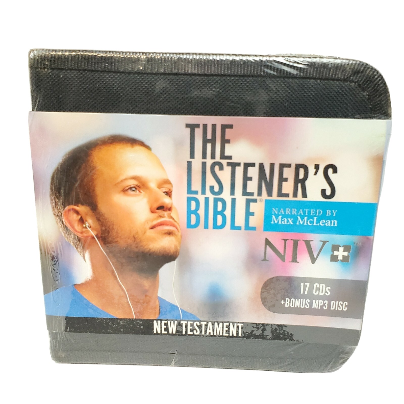 The Listener’s Bible NIV ☆ Max E McLean ☆ 17 Audio CDs & MP3 DISC NEW TESTAMENT