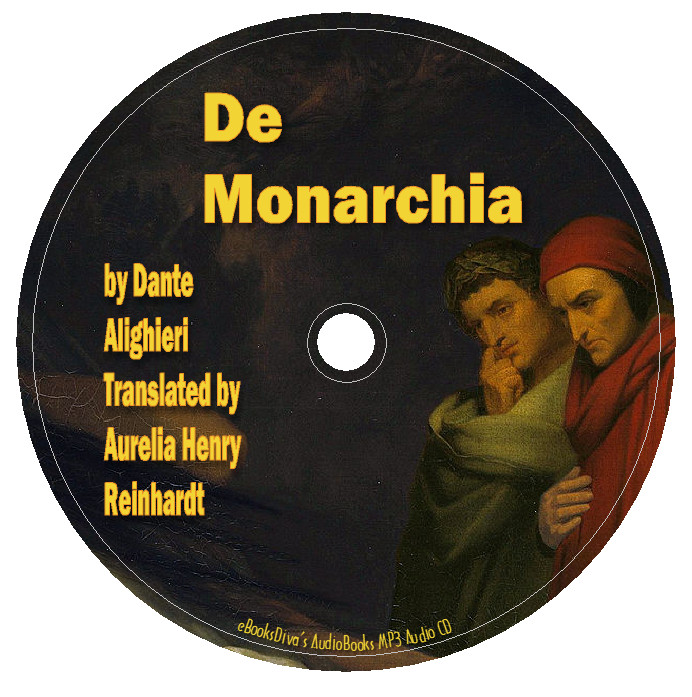 De Monarchia Dante Alighieri on Religious Power Audiobook in 1 MP3 Audio CD