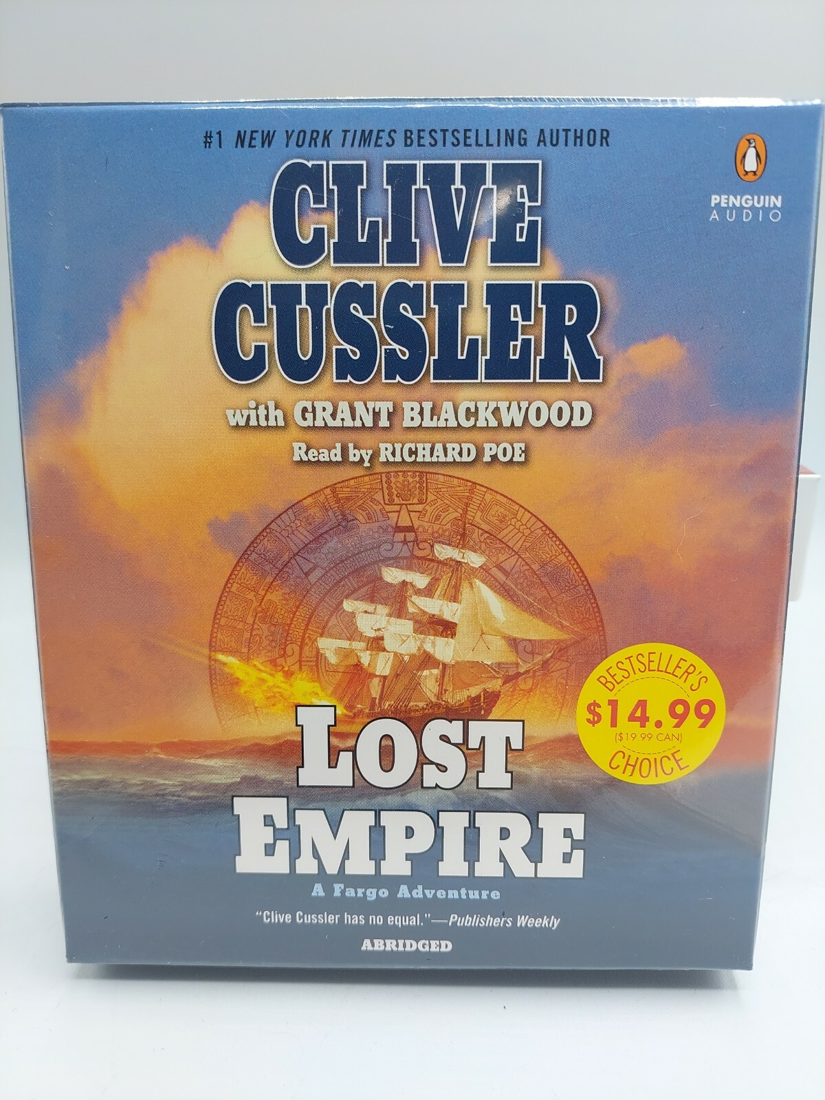 Lost Empire by Grant Blackwood and Clive Cussler Audiobook CD read Richard Poe